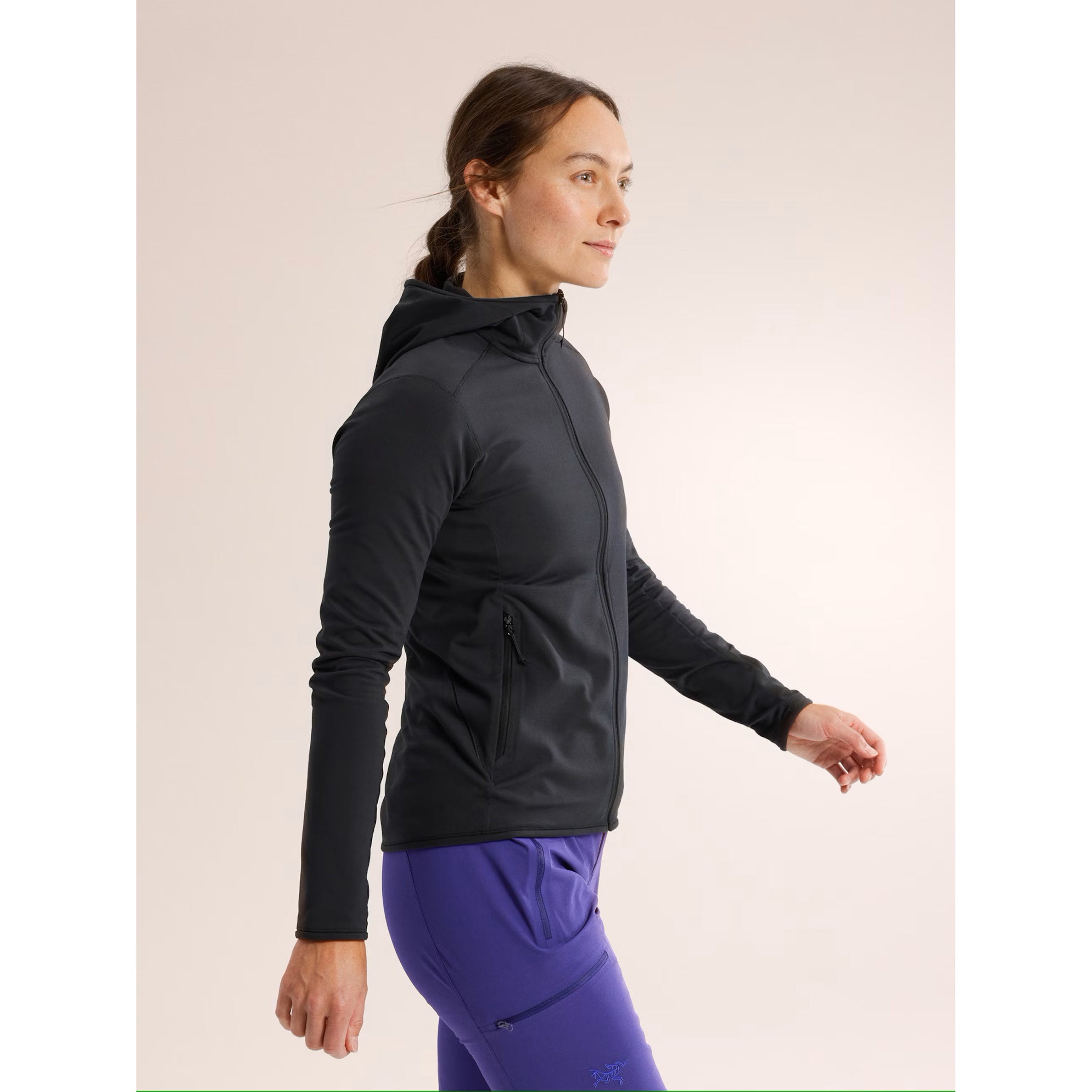 Maglia Kyanite Lightweight Hoody Donna Black