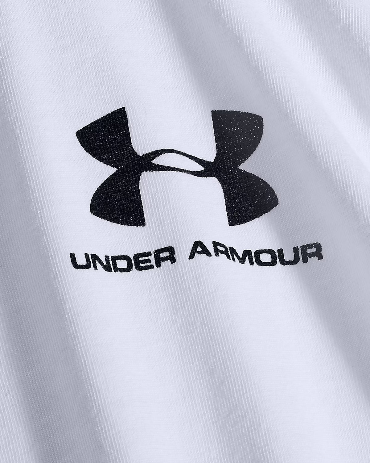 Men's Left Chest Long Sleeve T-shirt White