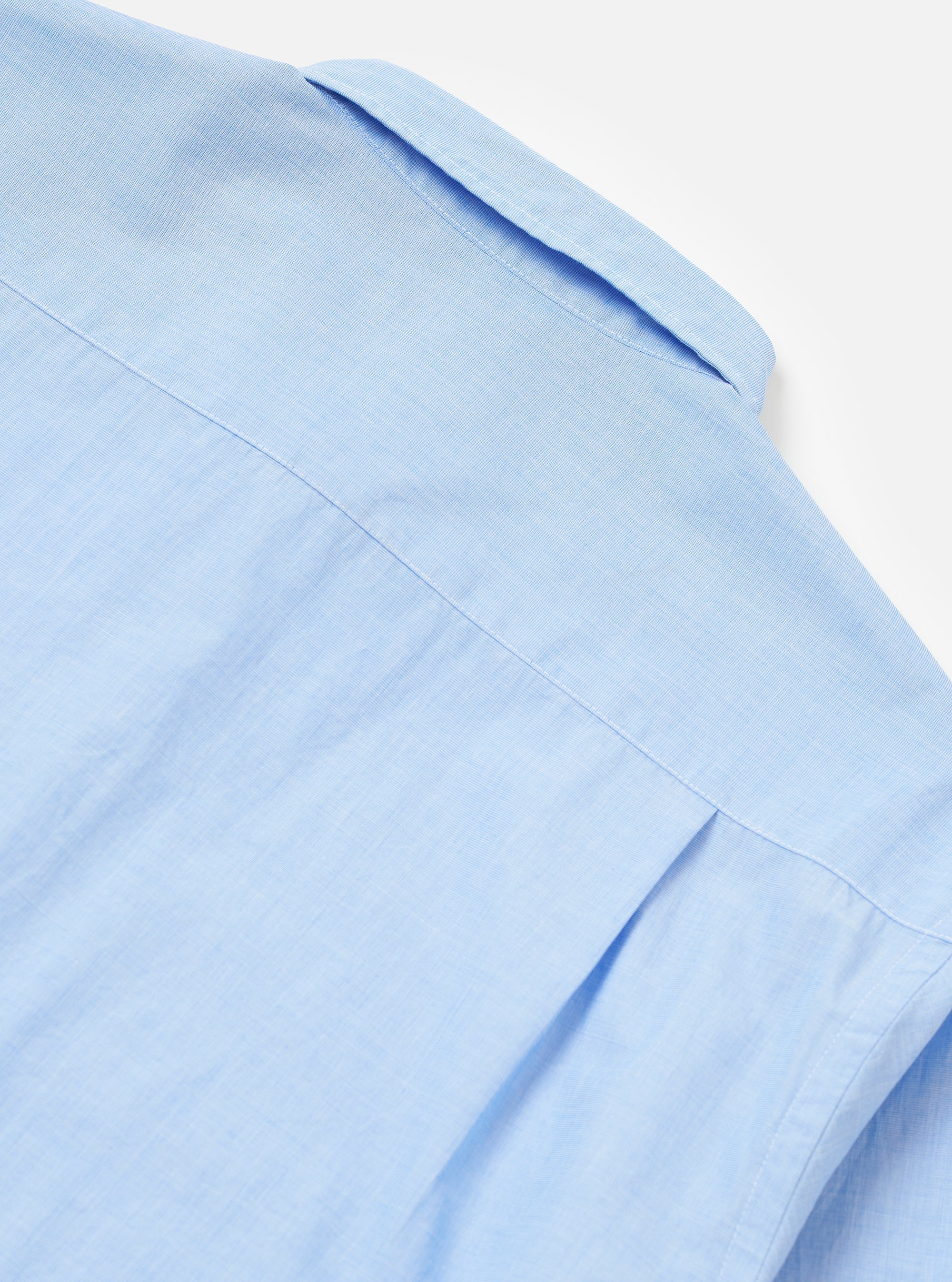Camicia Fil A Fil Square Uomo Sky