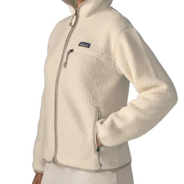 Women's Reto Pile Hoody Jumper Natural