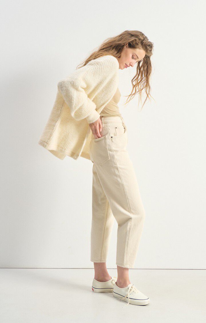 Cardigan East Femme Nacre