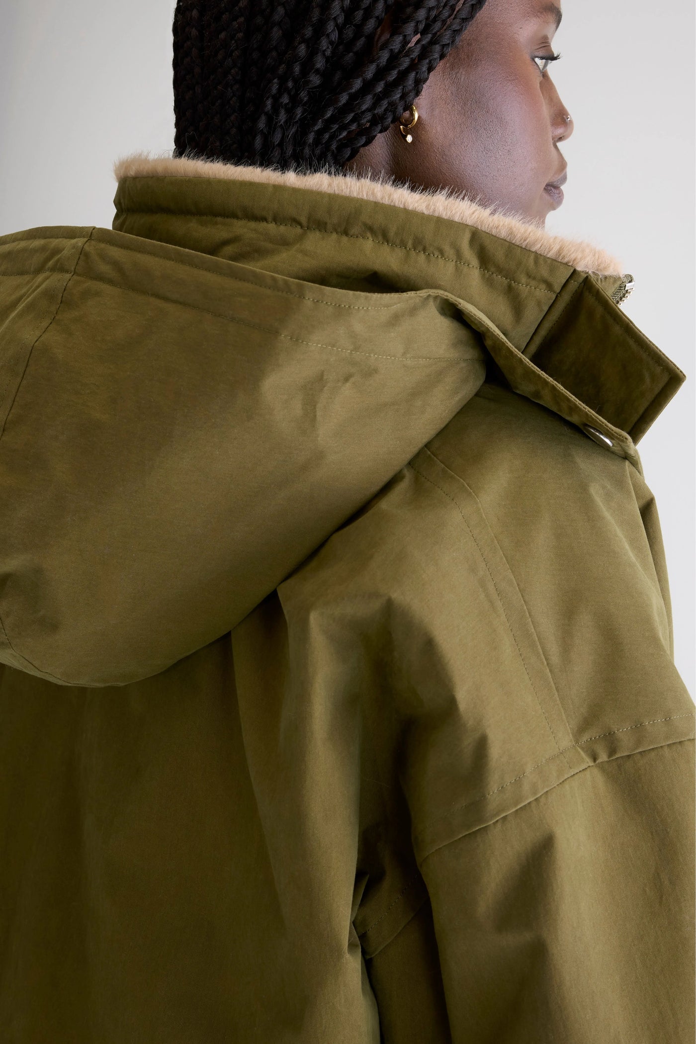 Frau Herna Jacke Military