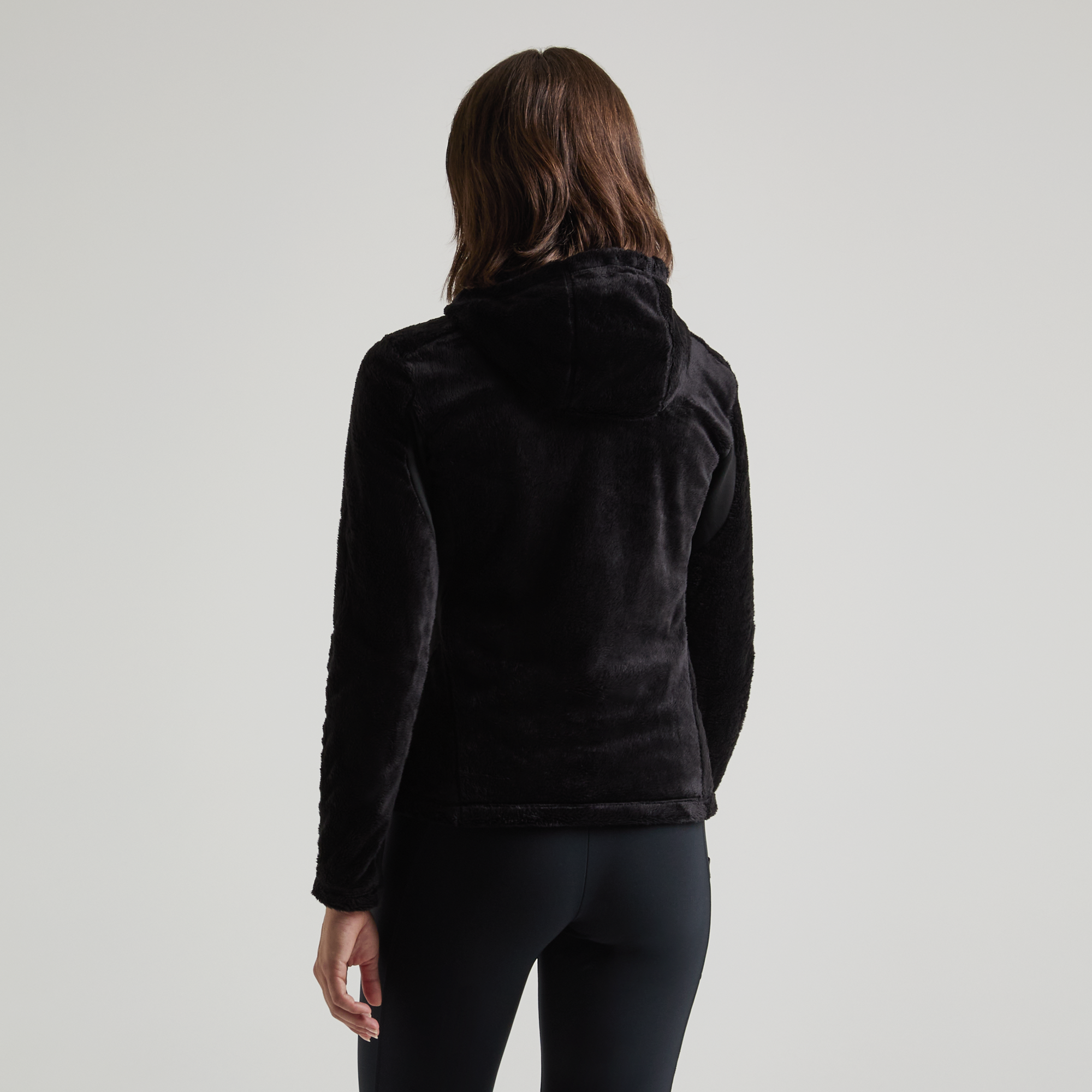 Giacca Polar Style Hooded Donna Black