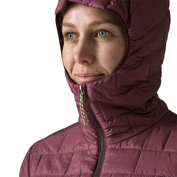 Women's Nano Puff Hoody Jacket Berry Fig
