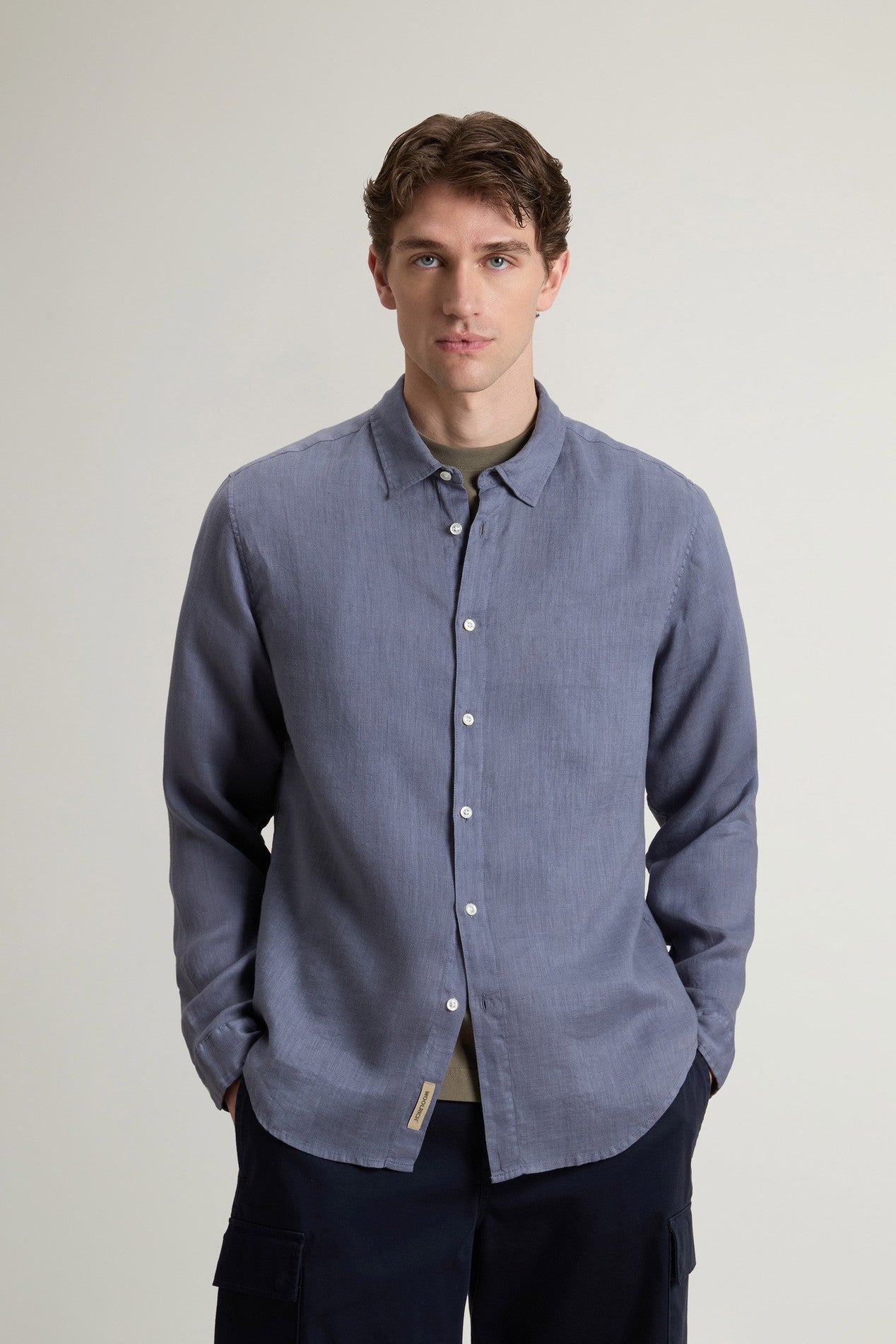Chemise Linen Homme Grisaille