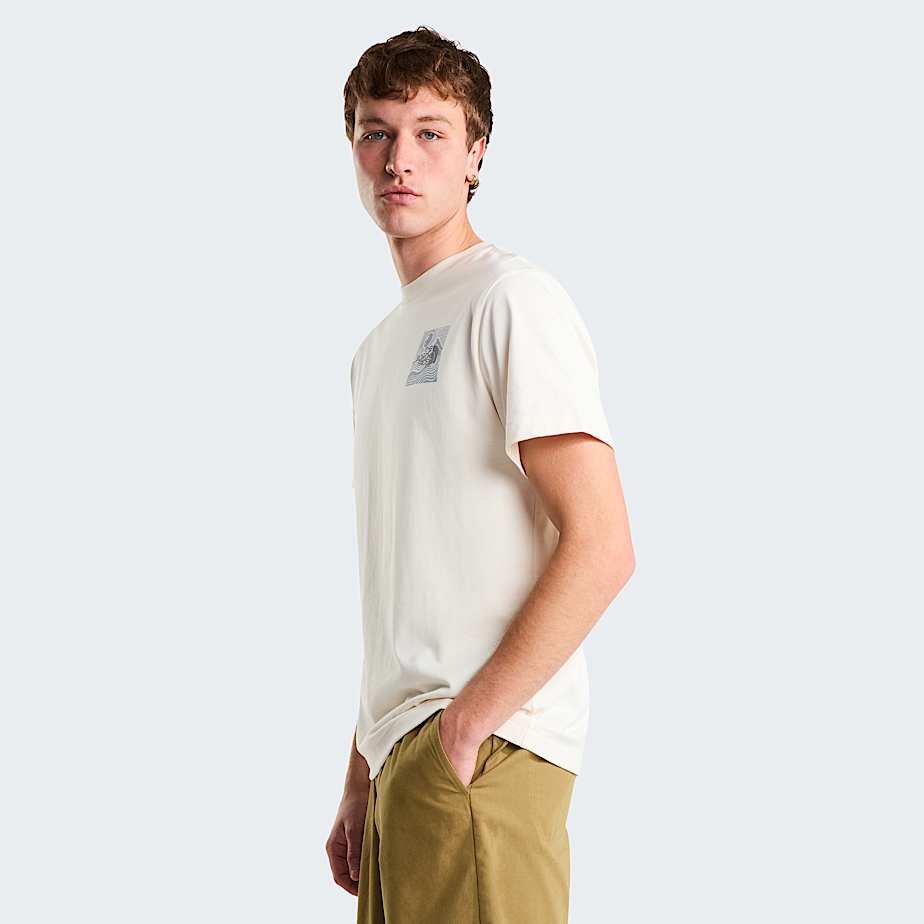 T-shirt Mountain Escape Relaxed White Dune