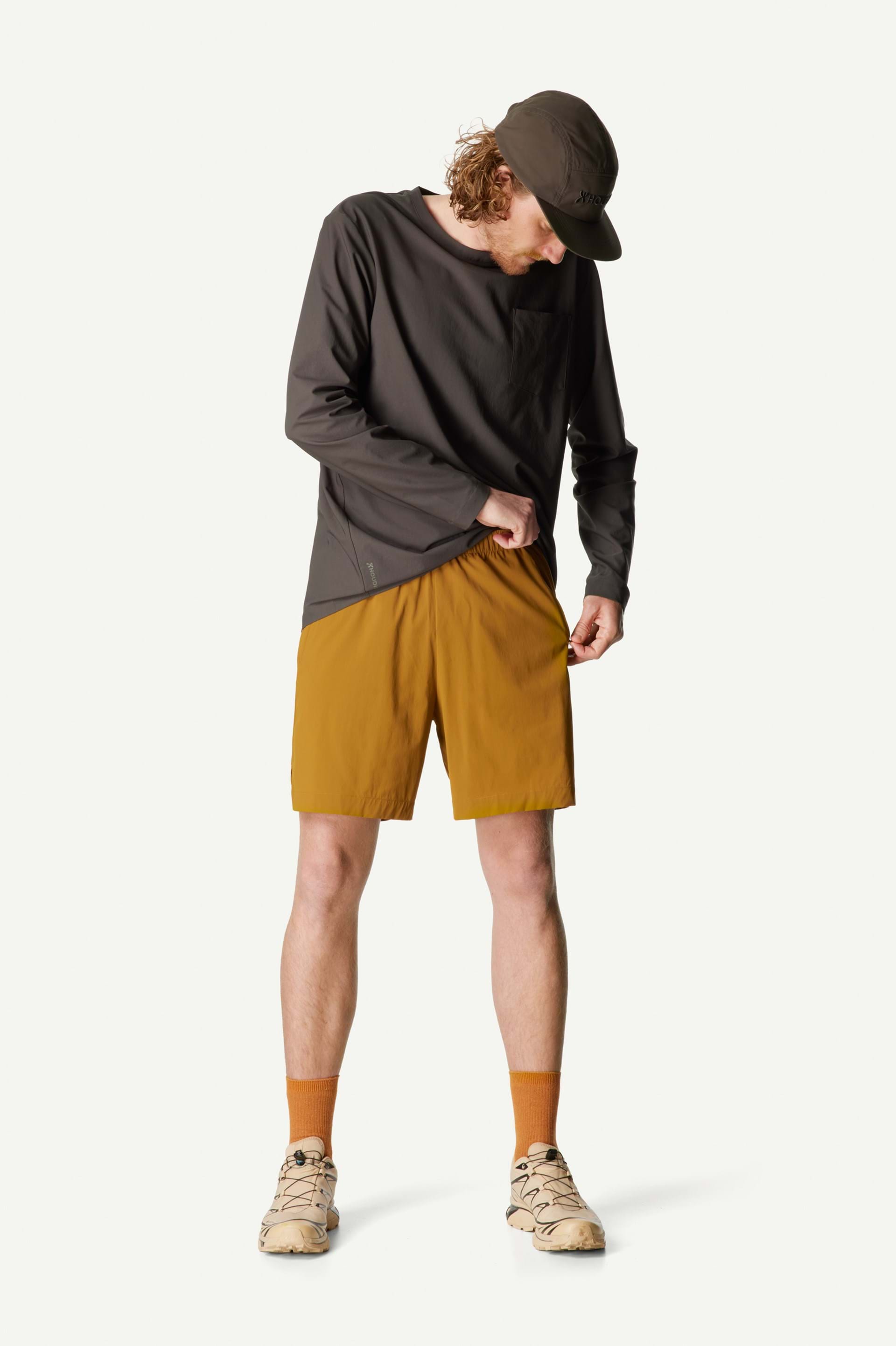Men's Liquid Shorts Greenish Gold