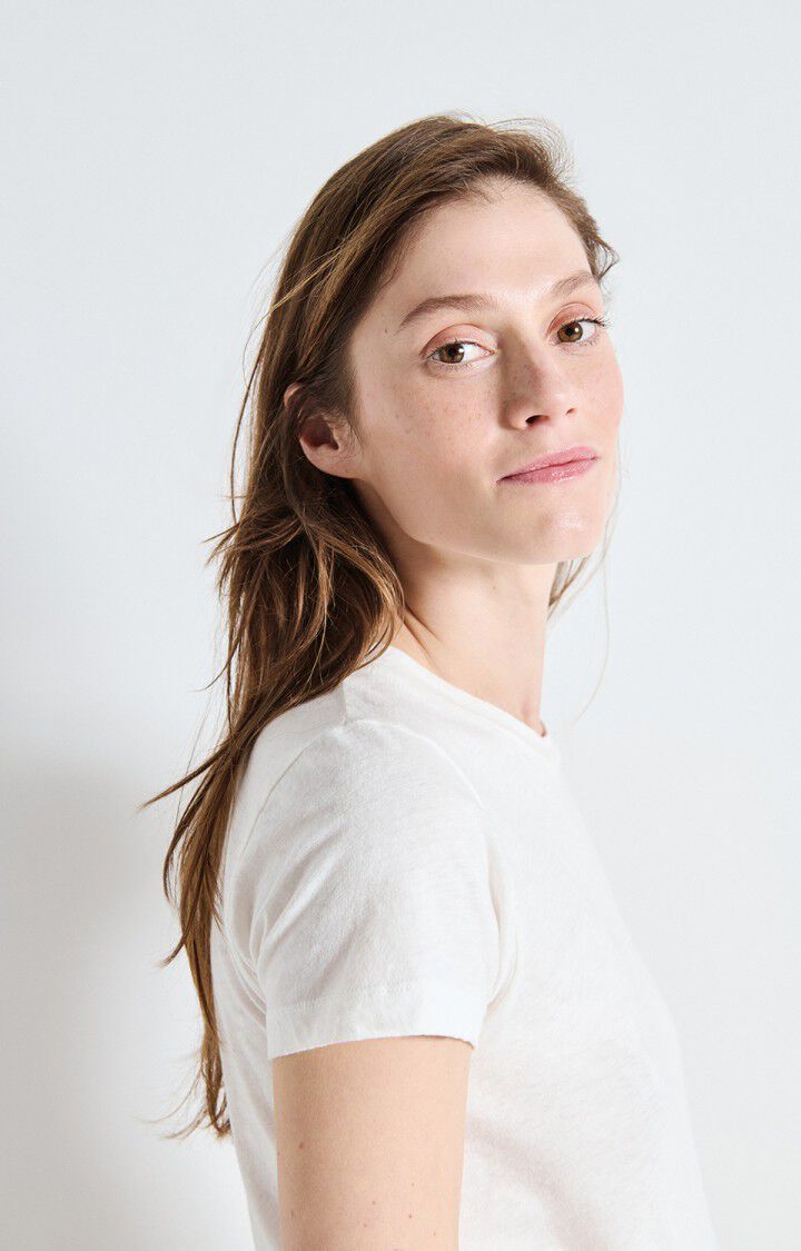 T-shirt Gamipy Neck Donna Blanc