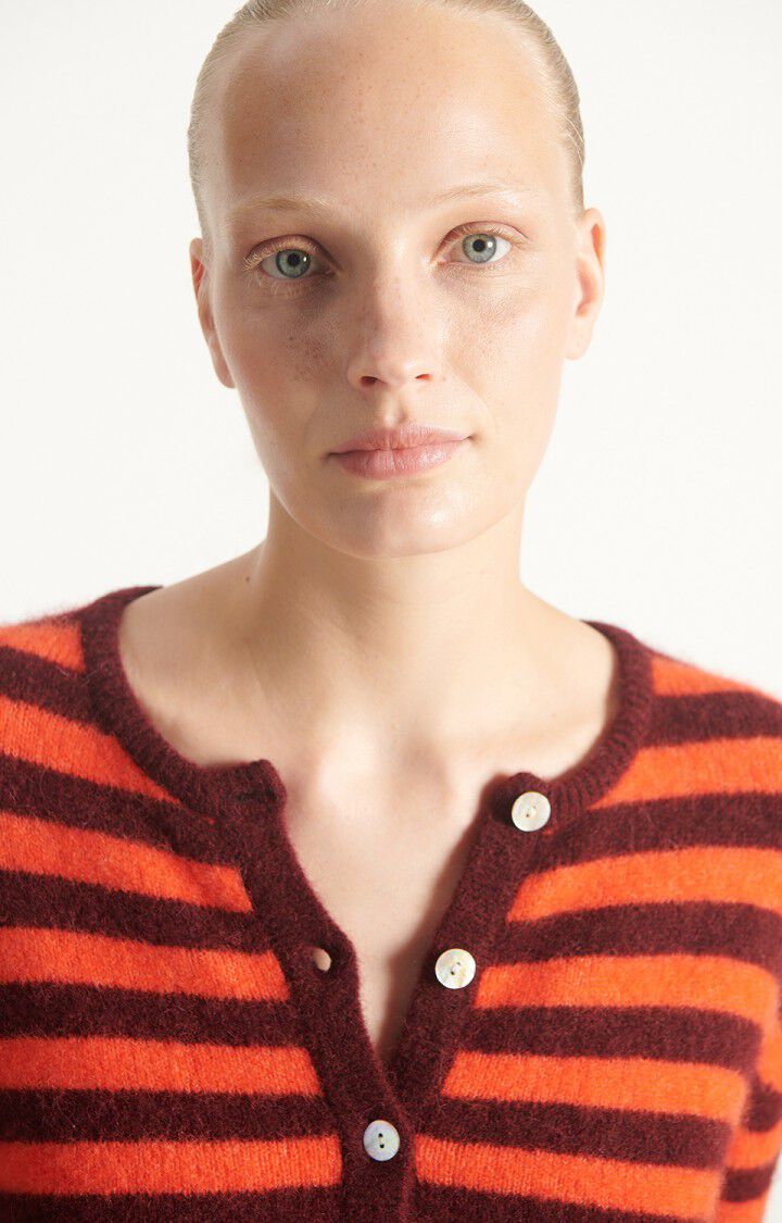 Cardigan Vitow Femme Grenat/Gaspacho