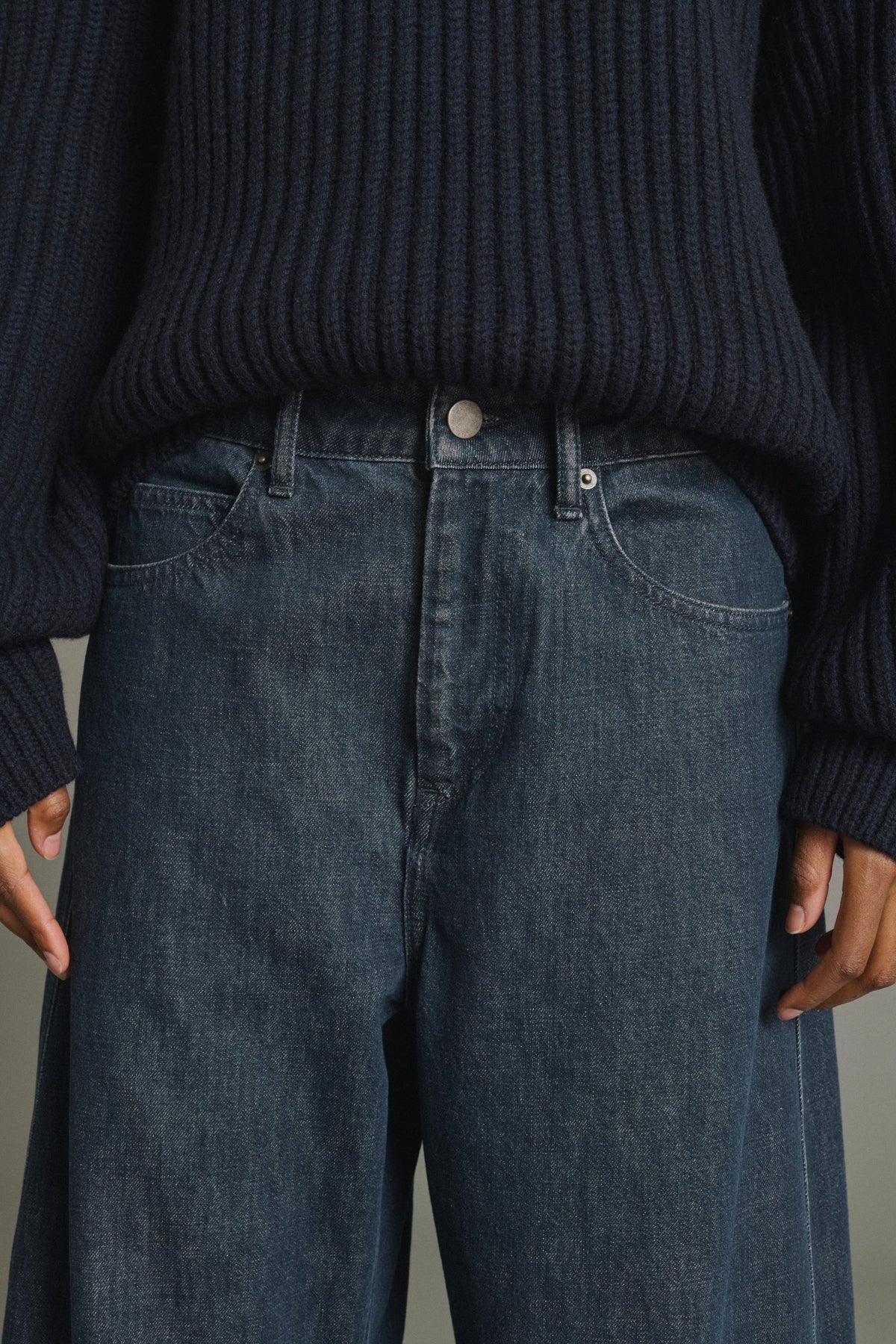 Frau Gaspard Hose Blue Gris