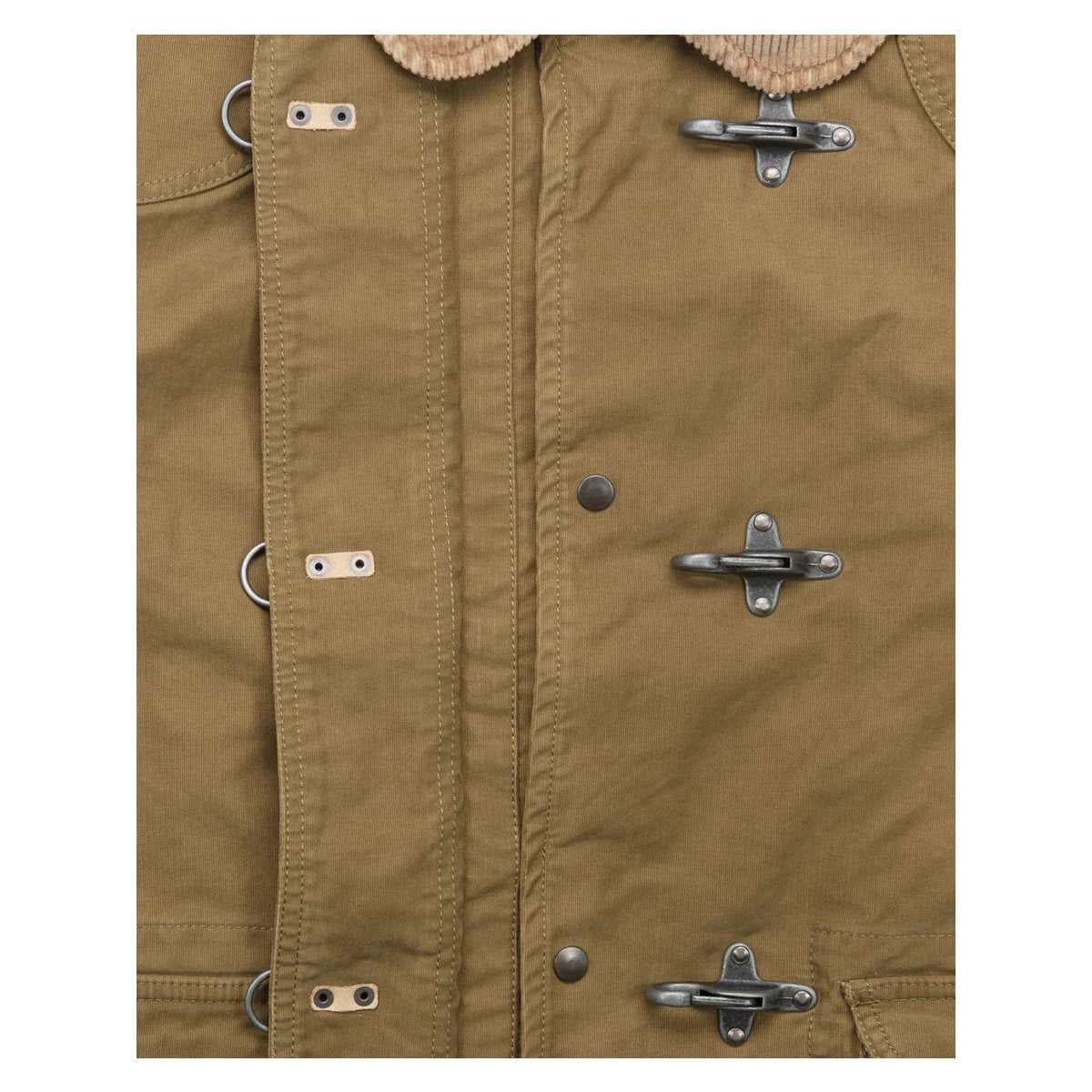 Mann Fireman Jungle Jacke Kakhi Green