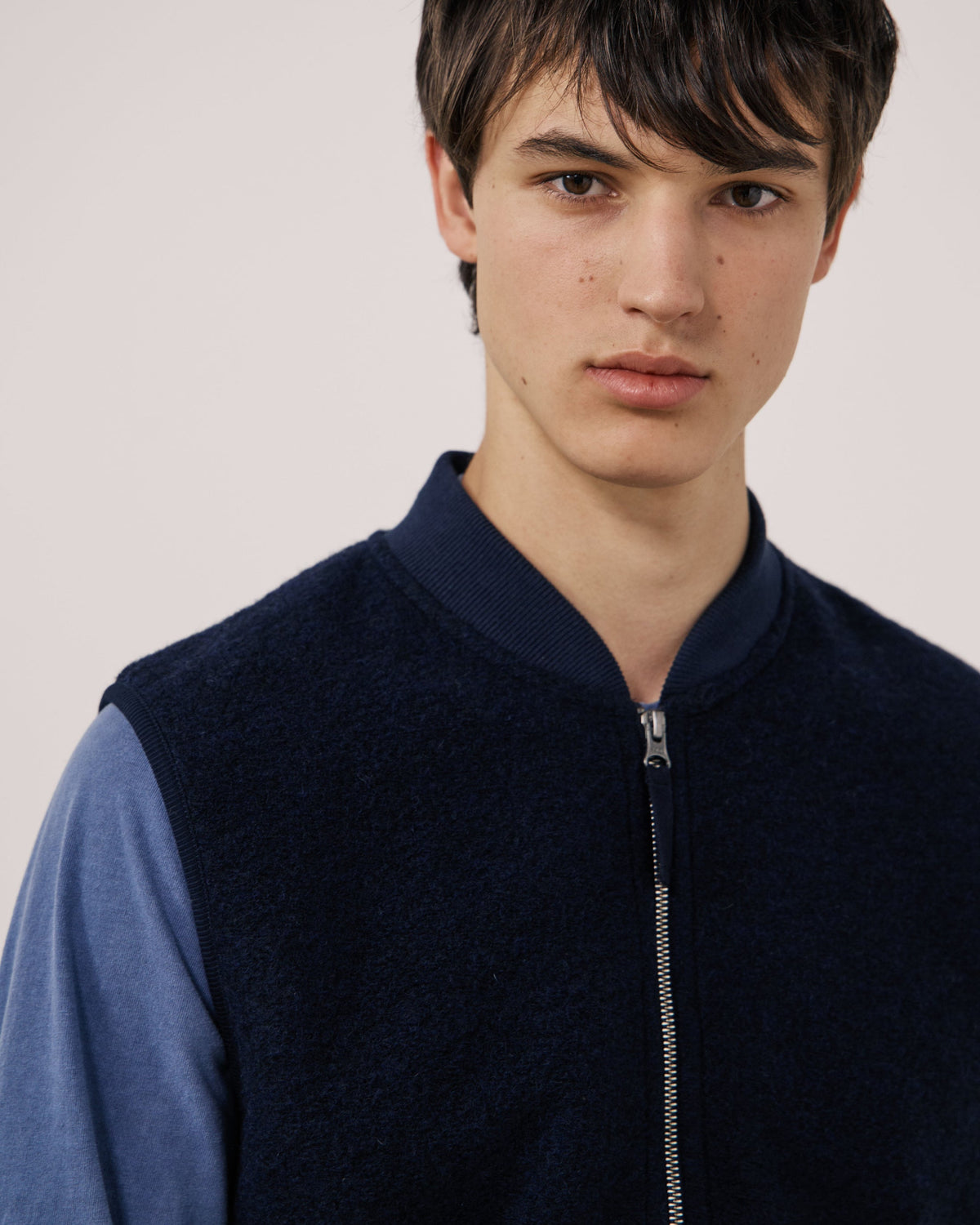 Gilet Boiled Uomo Navy