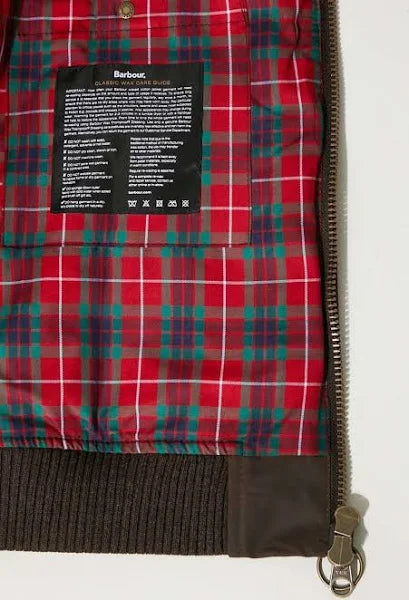 Veste Porton Wax Homme Olive