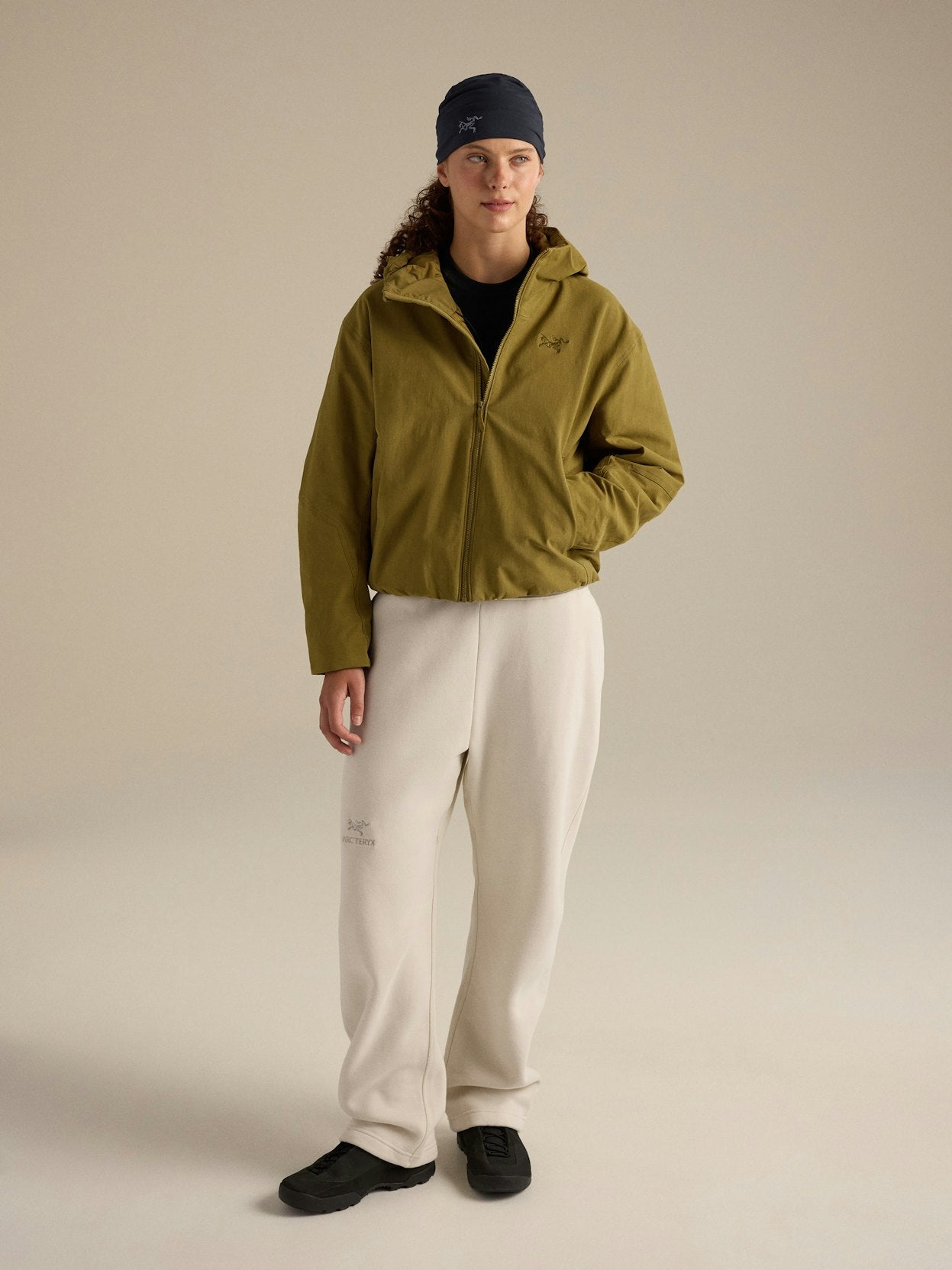 Pantaloni Emblem Fleece Jogger Donna Sea Salt