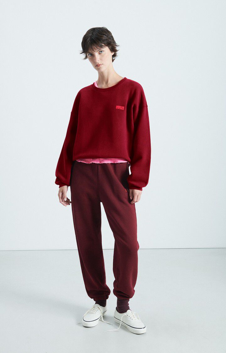 Pull Izubird Femme Borgogna Vintage