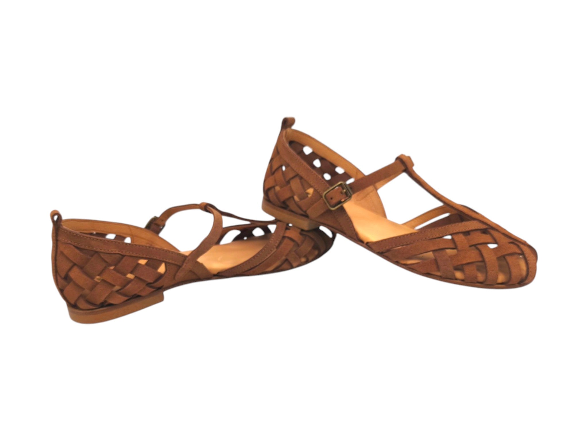 Sandali Pescaire Donna Tan Scamoscito