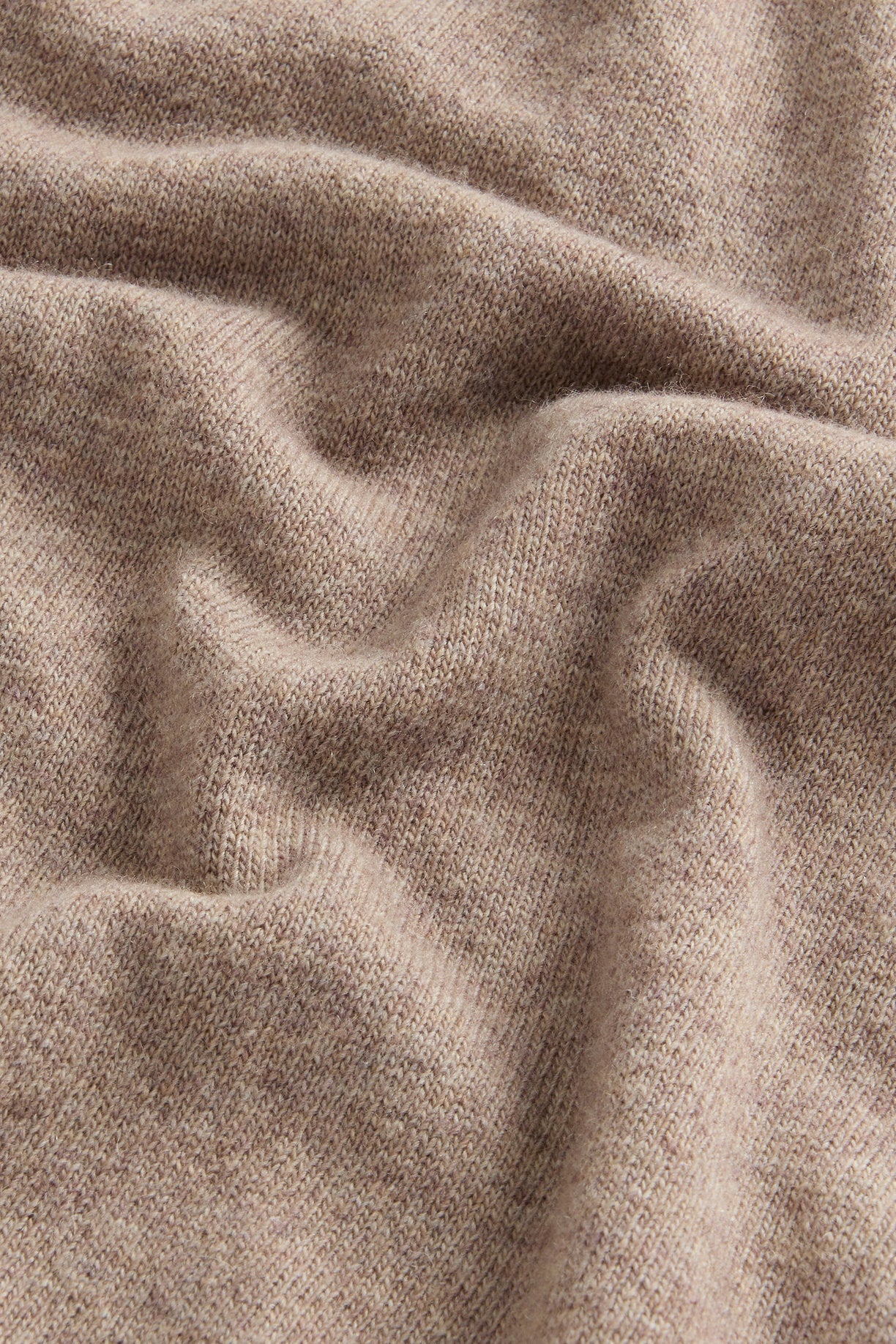 Maglia Lambswool Crewneck Uomo Mocha Meringue