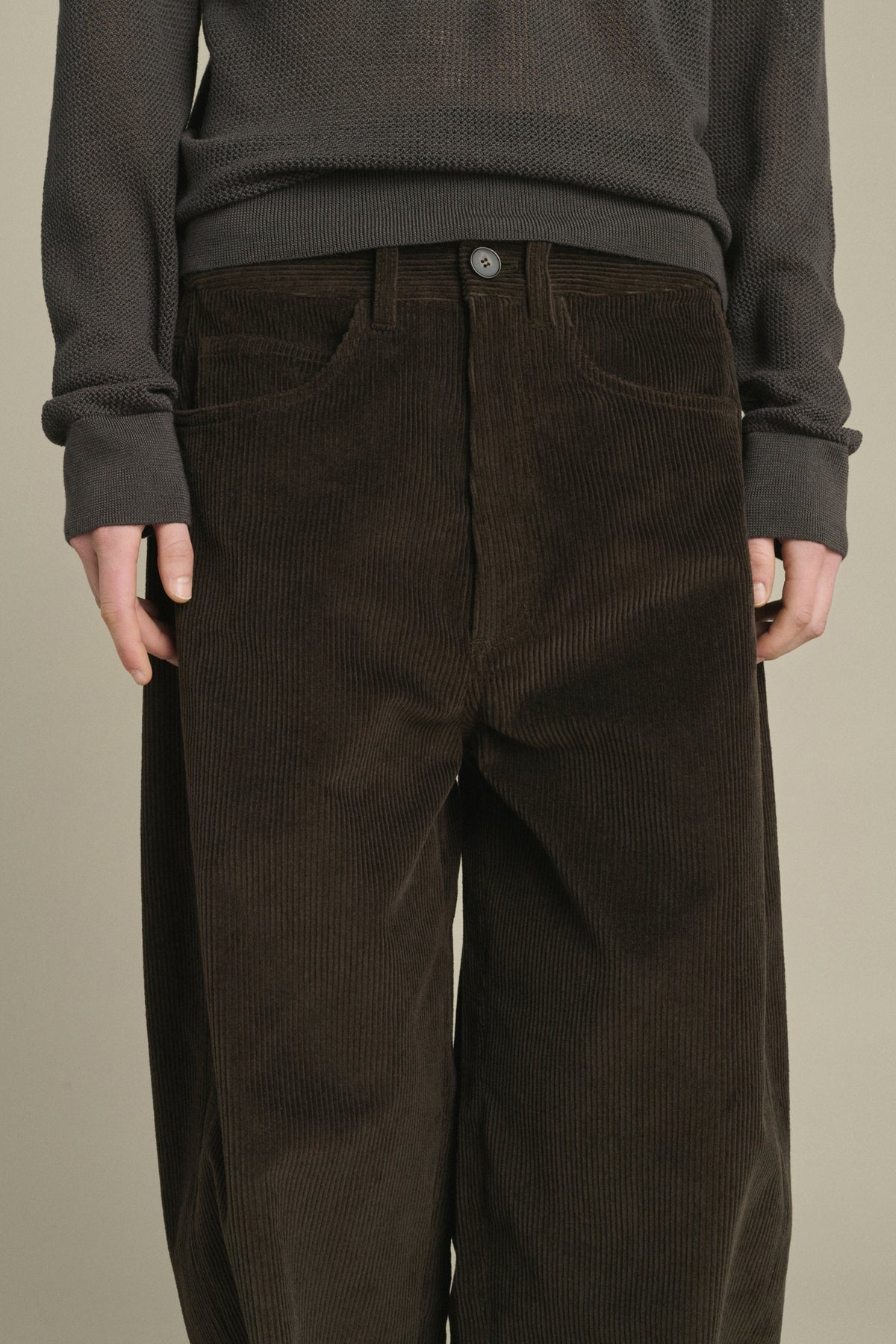 Pantaloni Gunther Donna Marron Fonce