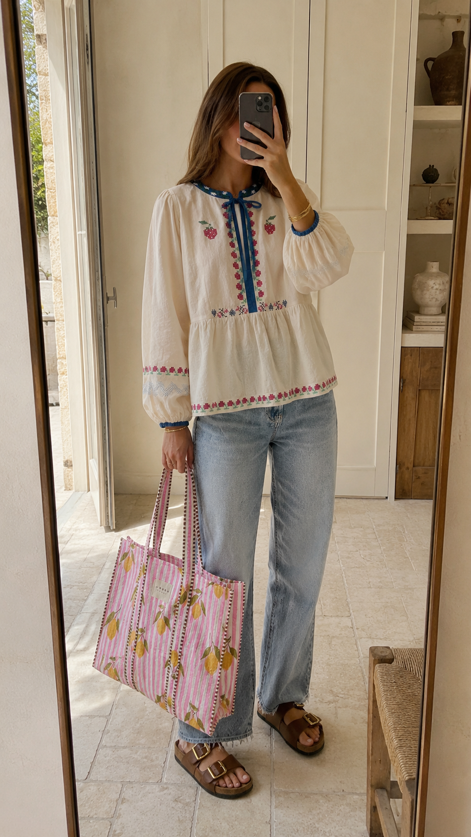 Borsa Pricilla Donna Pink Lemons