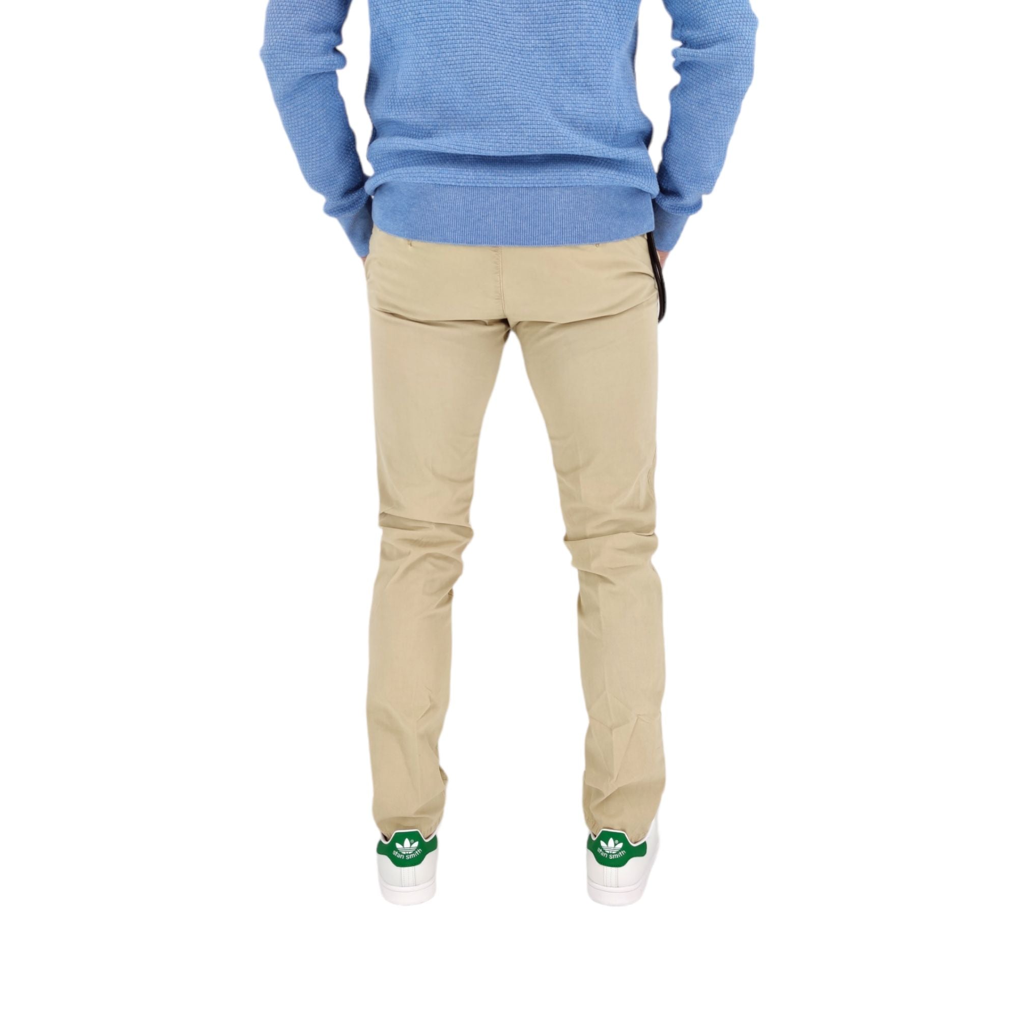 Modfitter | Pantaloni Carnaby Popeline Uomo Stone - Fabbrica Ski Sises