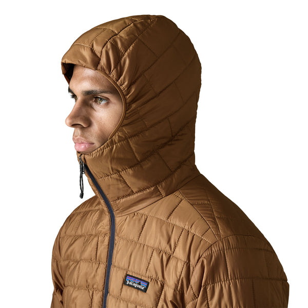 Giacca Nano Puff Hoody Uomo Deer Brown