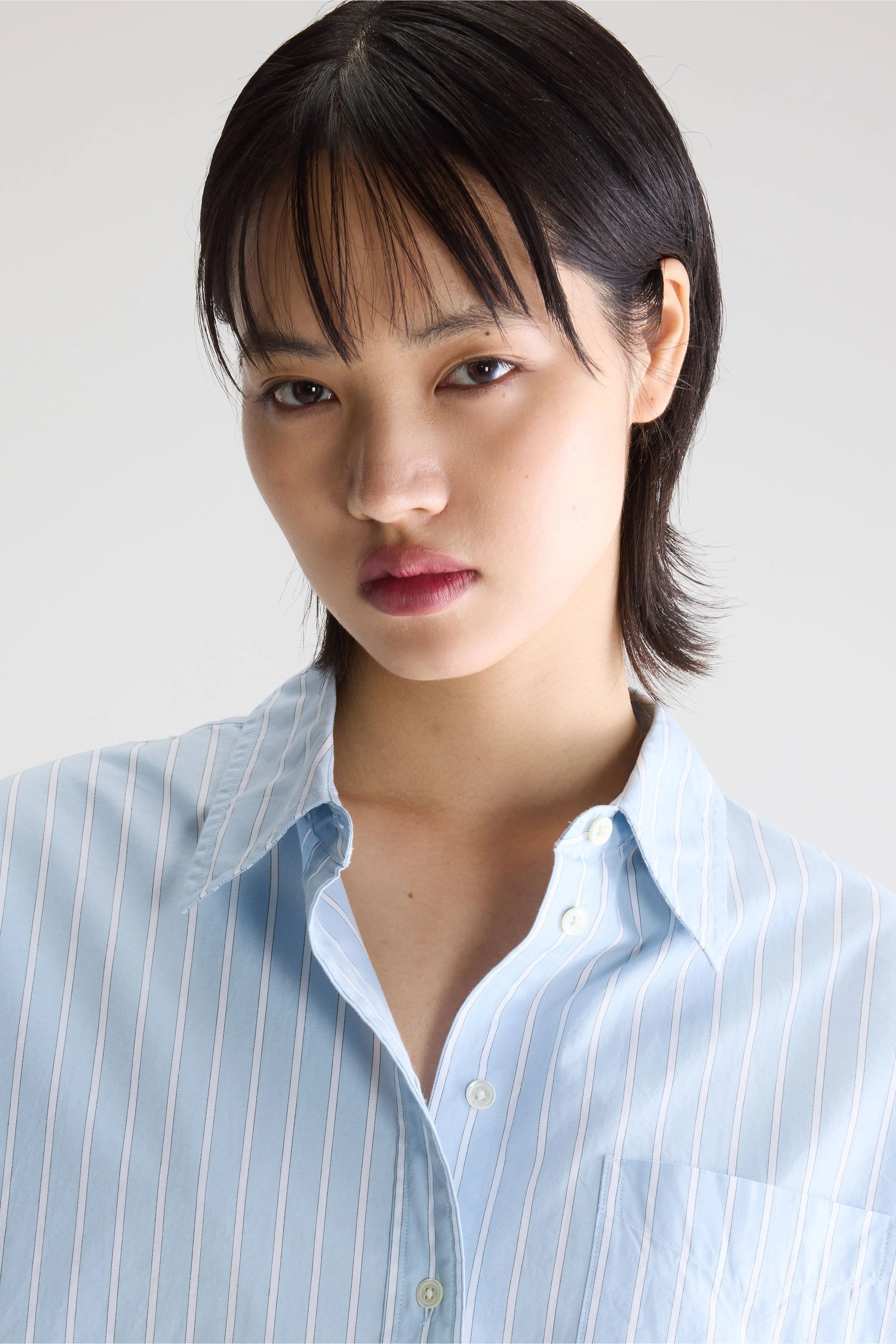 Camicia Ginger Donna Black/Mist/White