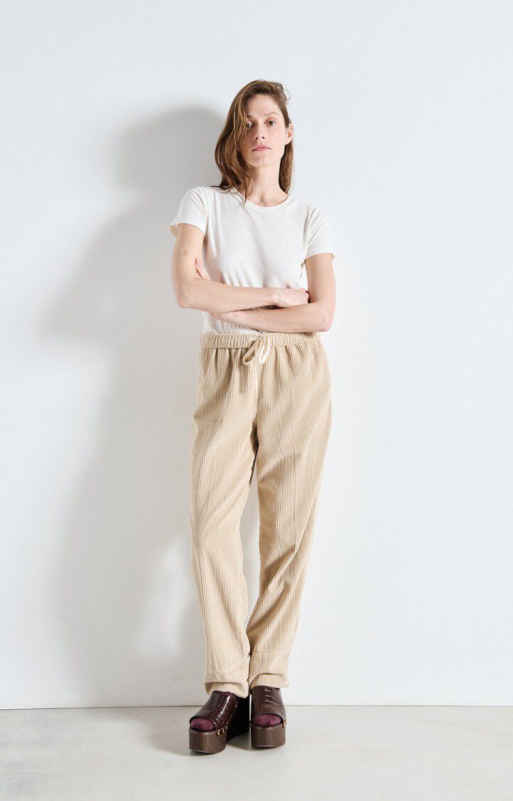 T-shirt Gamipy Neck Donna Blanc