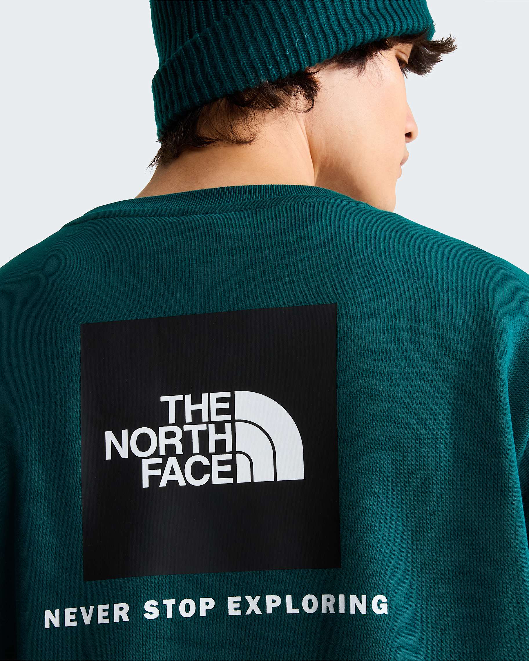 Mann Evolution Box Regular Sweatshirt Pacific Teal