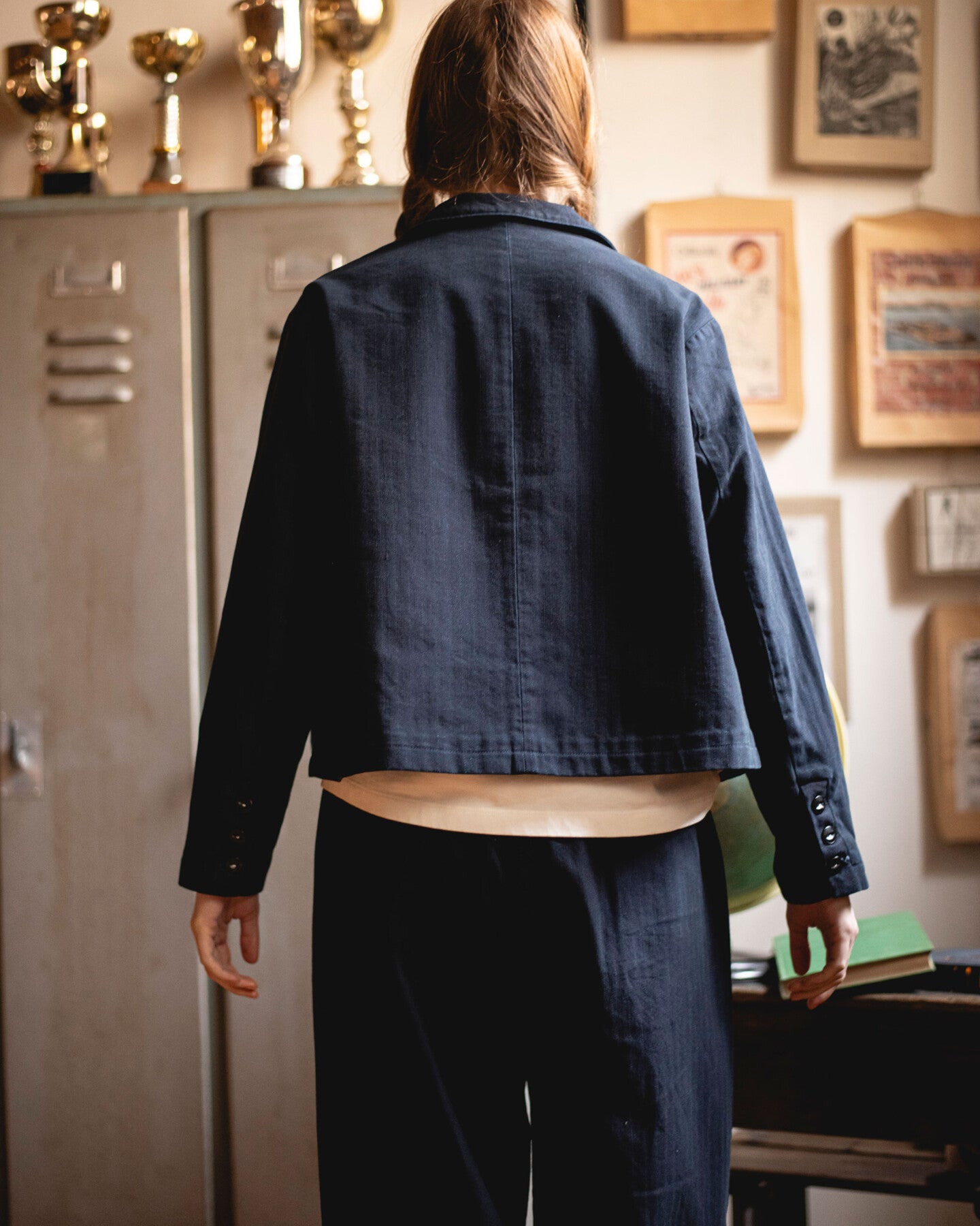 Frau 138 Jacke Indigo