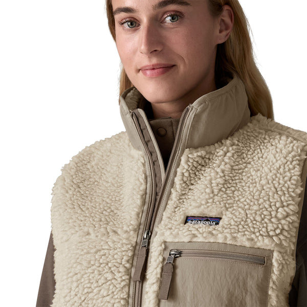 Gilet Classic Retro-X Fleece Donna Natural