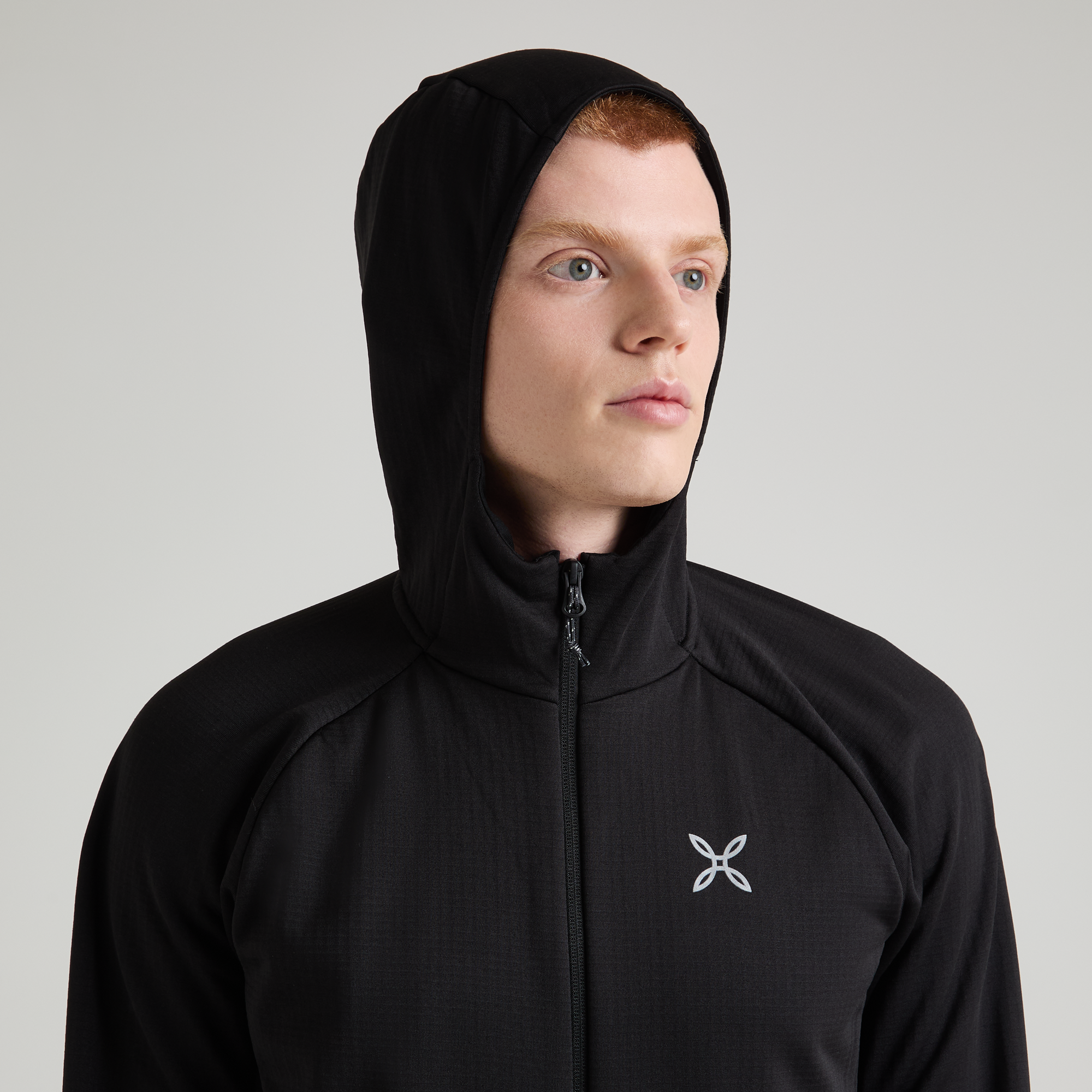 Pull Fadis Grid Hooded Homme Vibe Green