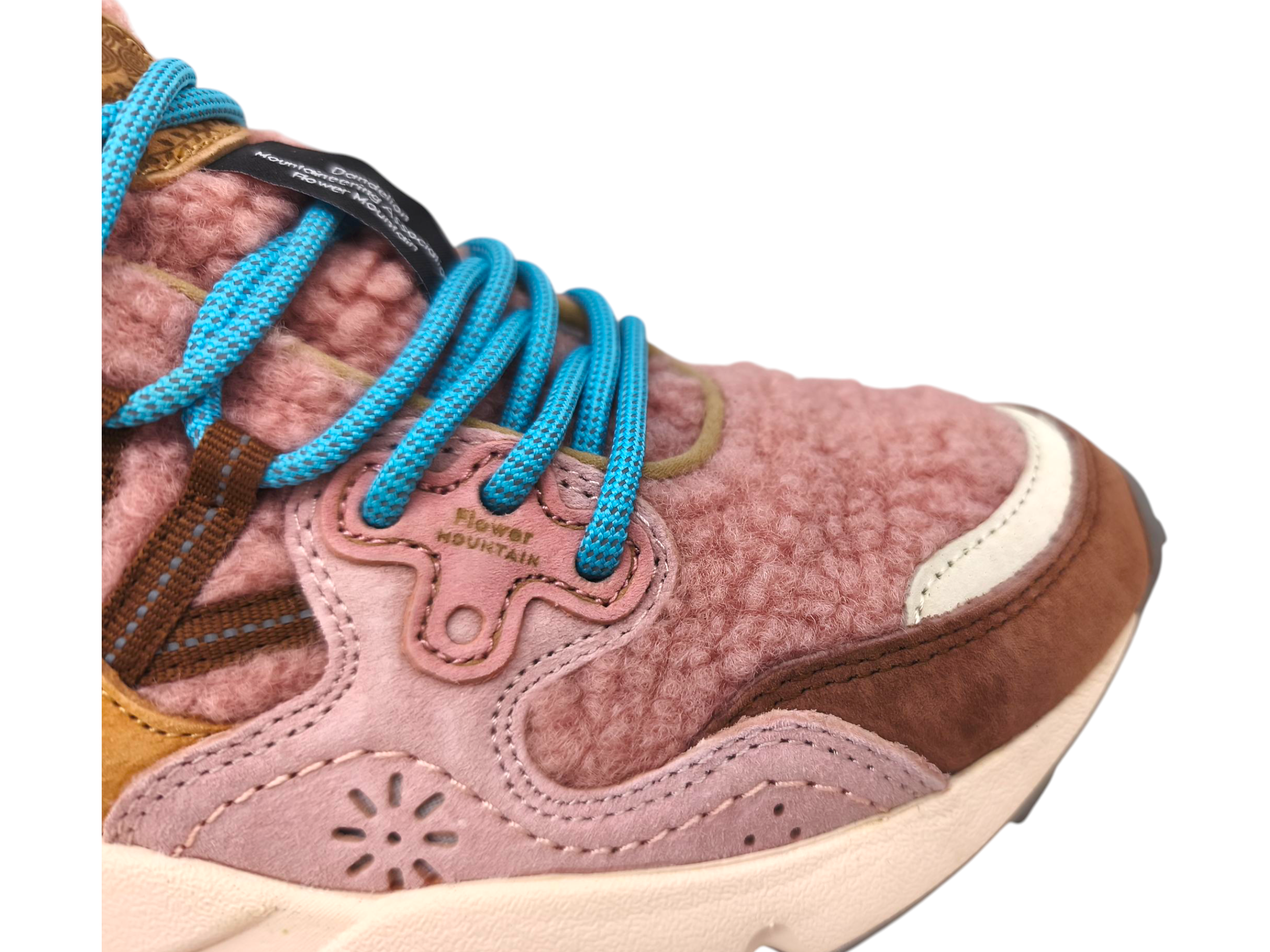 Baskets Yamano 3 Teddy Femme Taupe/Beige/Orange