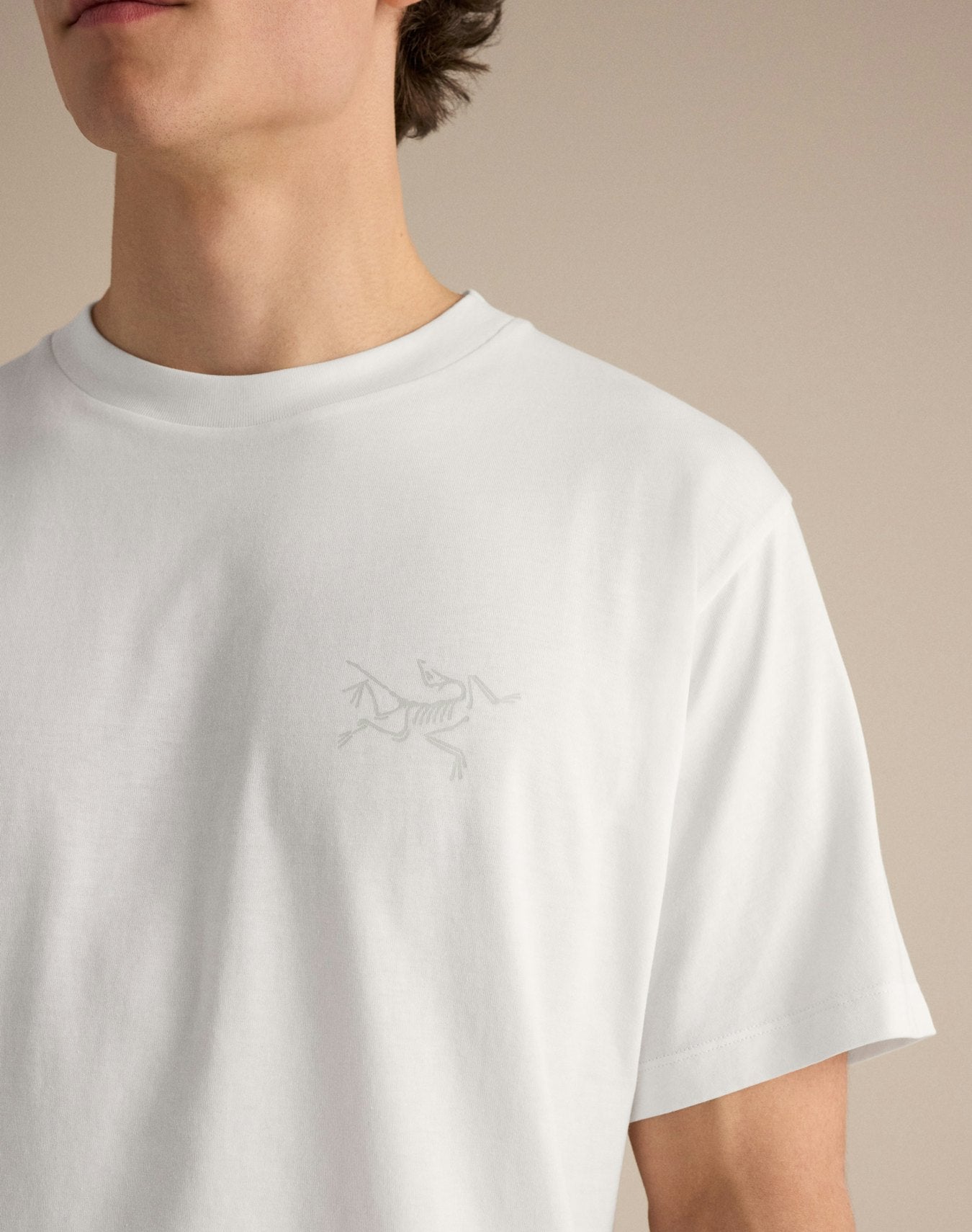 Camiseta Kragg SL Cotton Hombre White Light