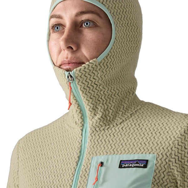 Frau R1 Air Full-Zip Hoody Pullover Weathered Stone