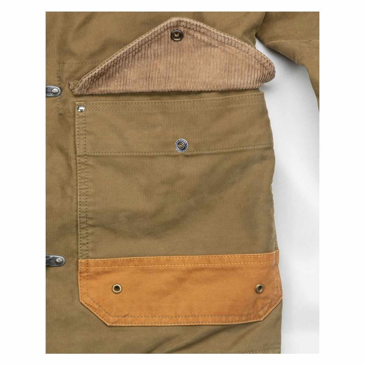 Mann Fireman Jungle Jacke Kakhi Green