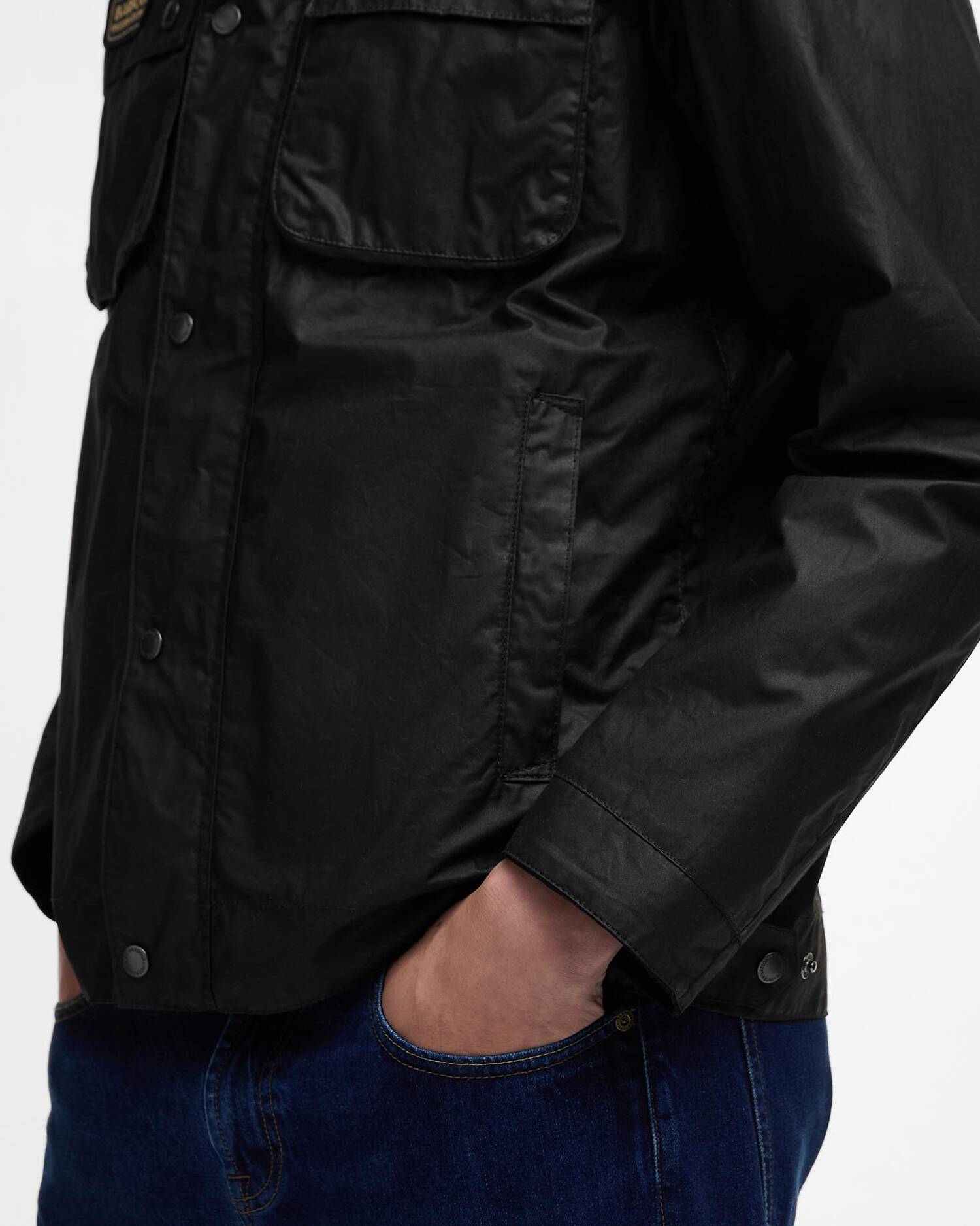 Giacca Wax Merton Uomo Classic Black