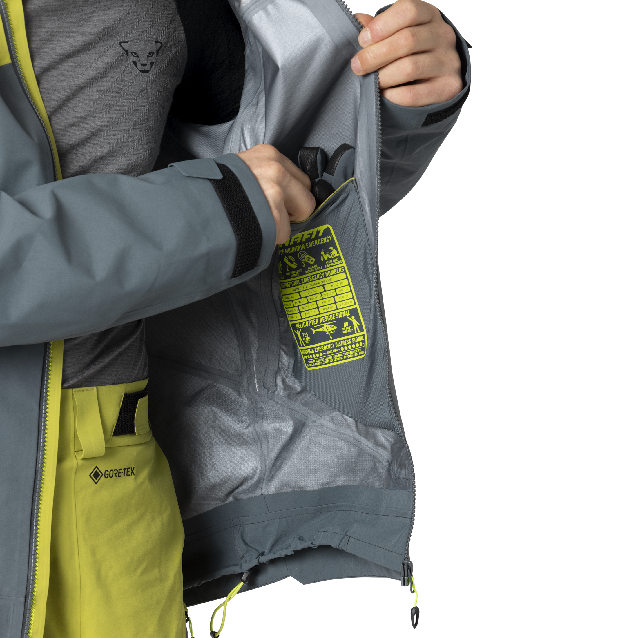 Giacca Ridge Gore-Tex Uomo Golden Lime