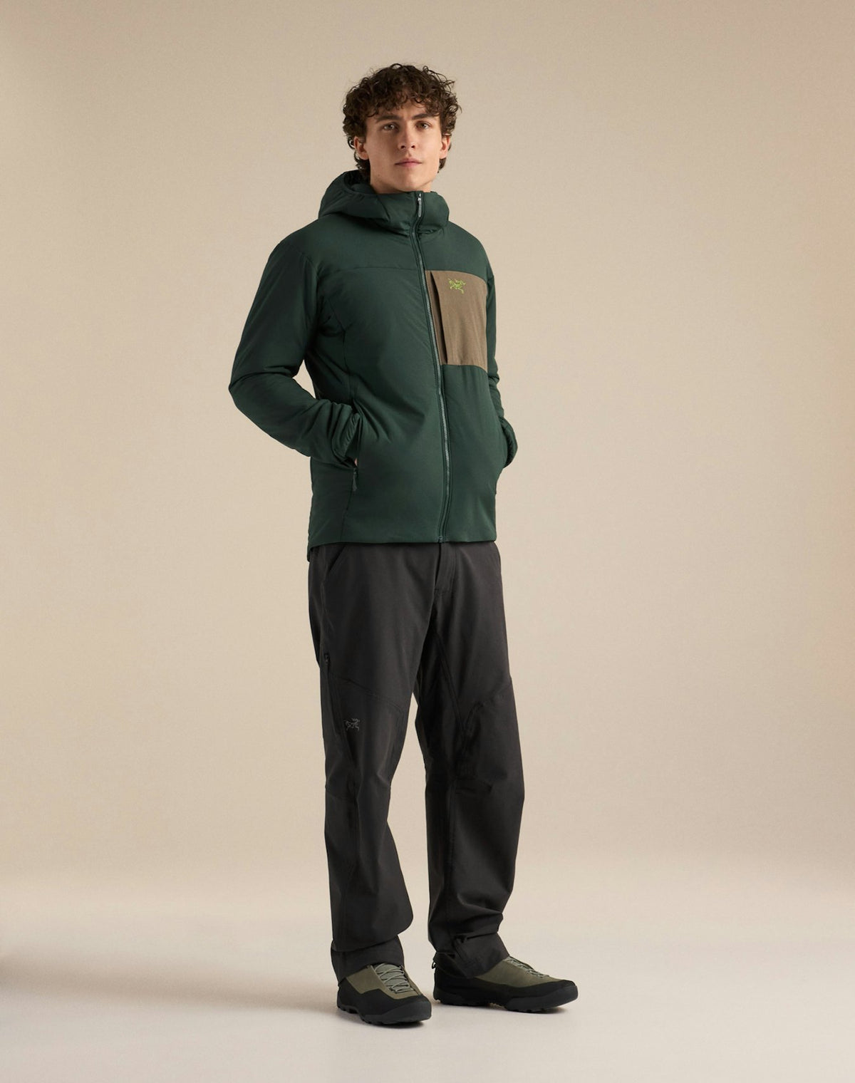 Giacca Proton Hoody Uomo Dark Jade/Mongoose