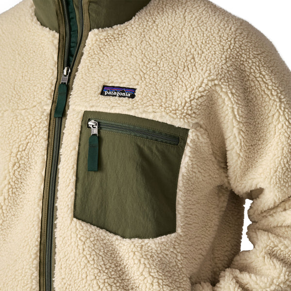 Giacca Classic Retro-X Fleece Uomo Dark Natural/Basin Green