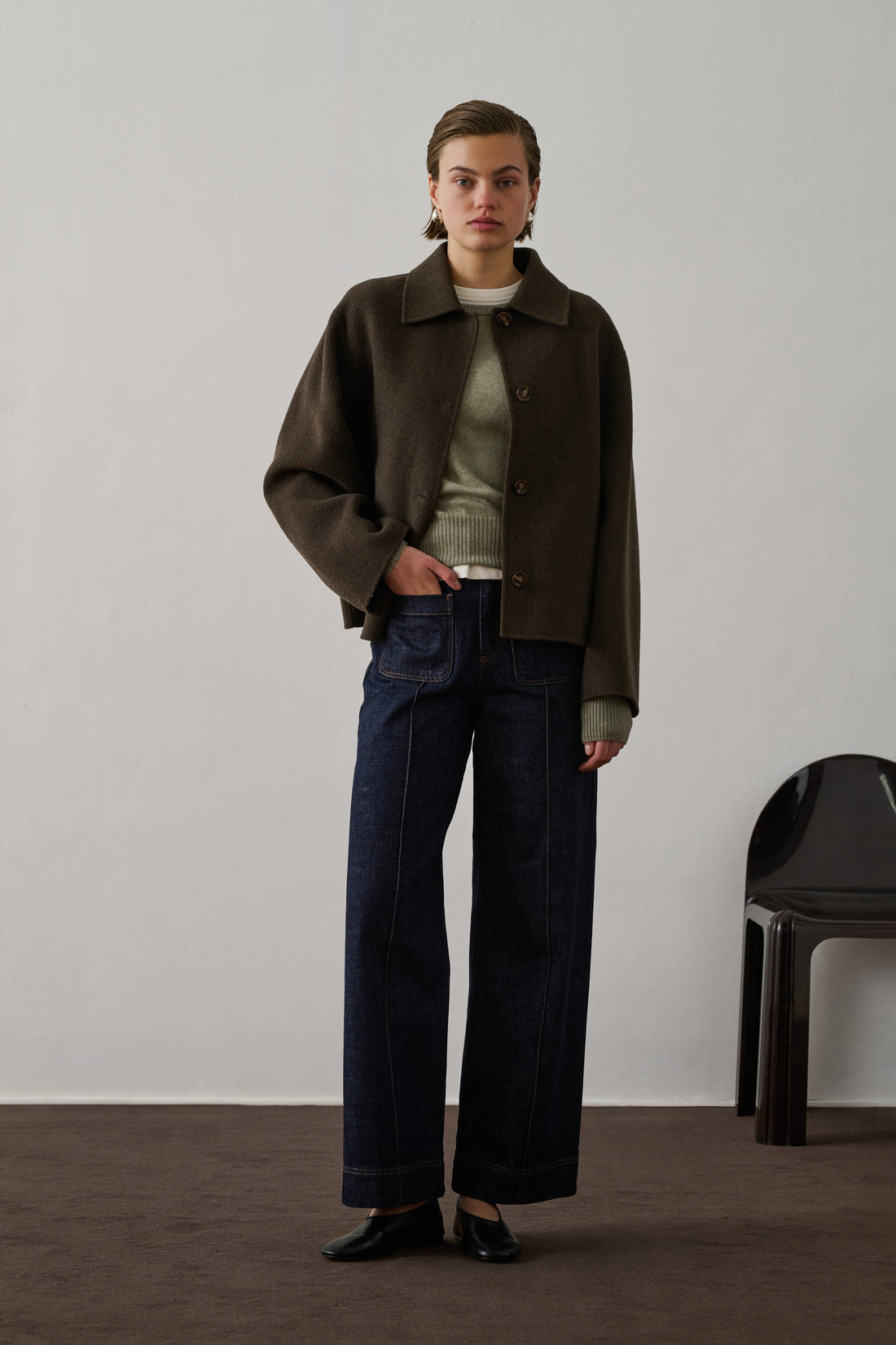 Veste Gyoda Femme Kaki/Brun