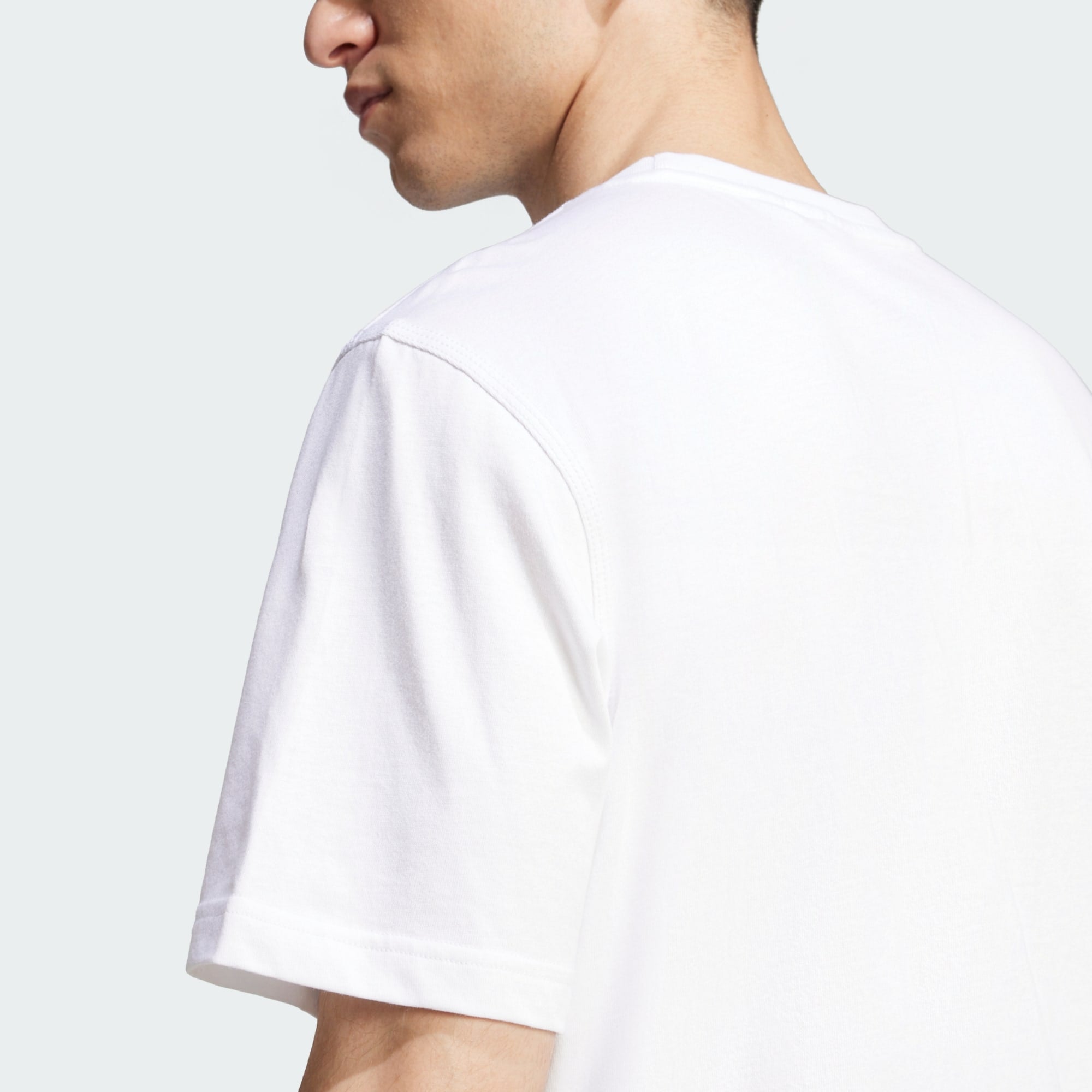 Camiseta Trefoil Essential Hombre White