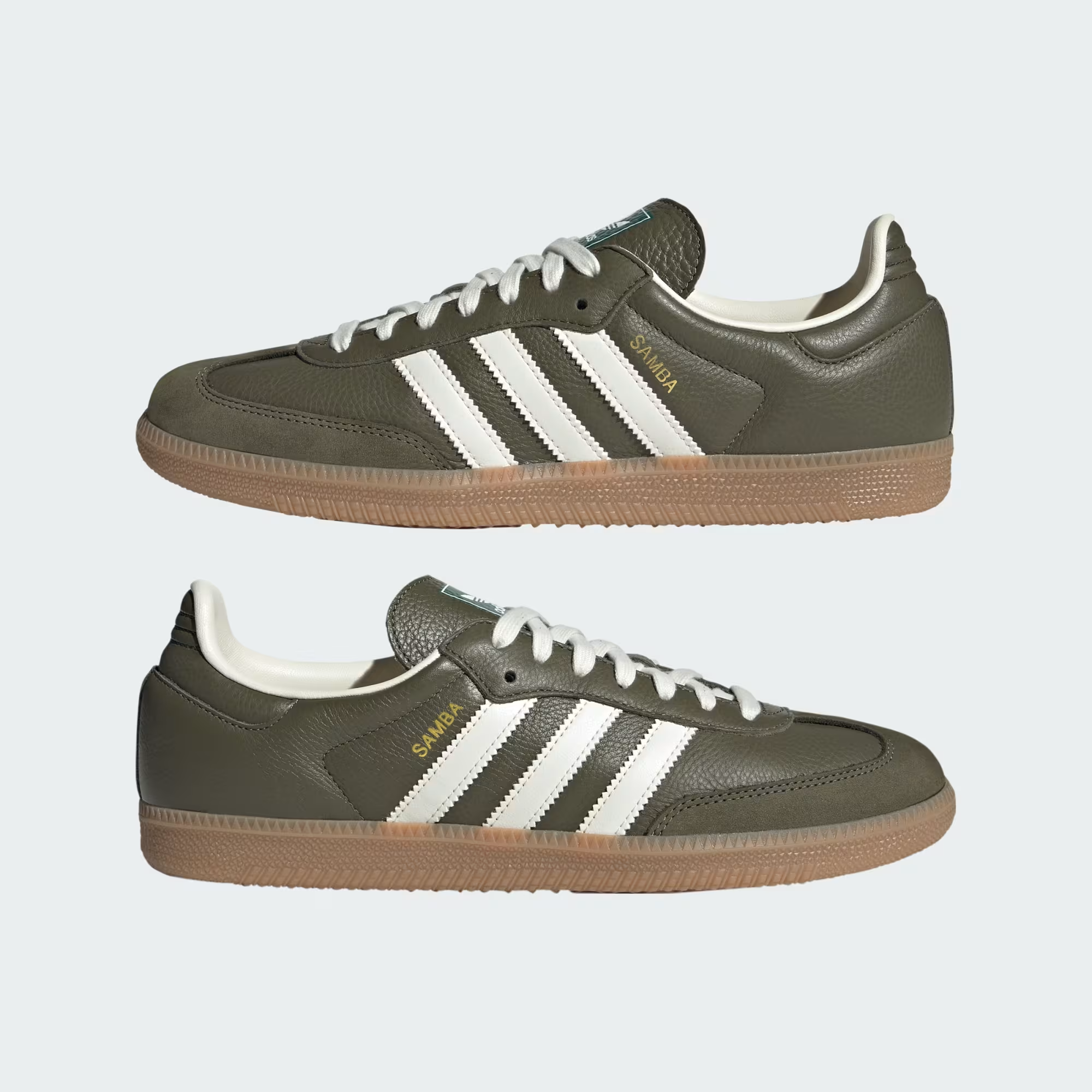 Scarpe Samba OG Medium Dark Khaki/Off White/Gum