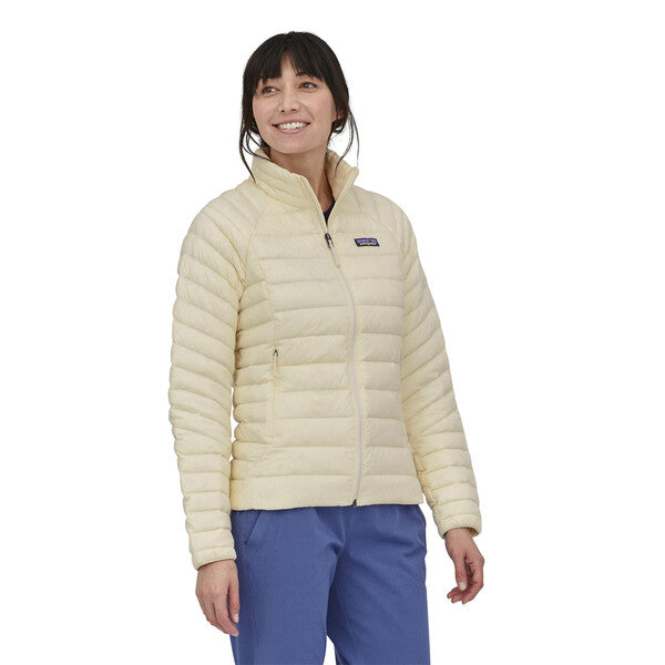Veste Down Sweater Femme Wool White