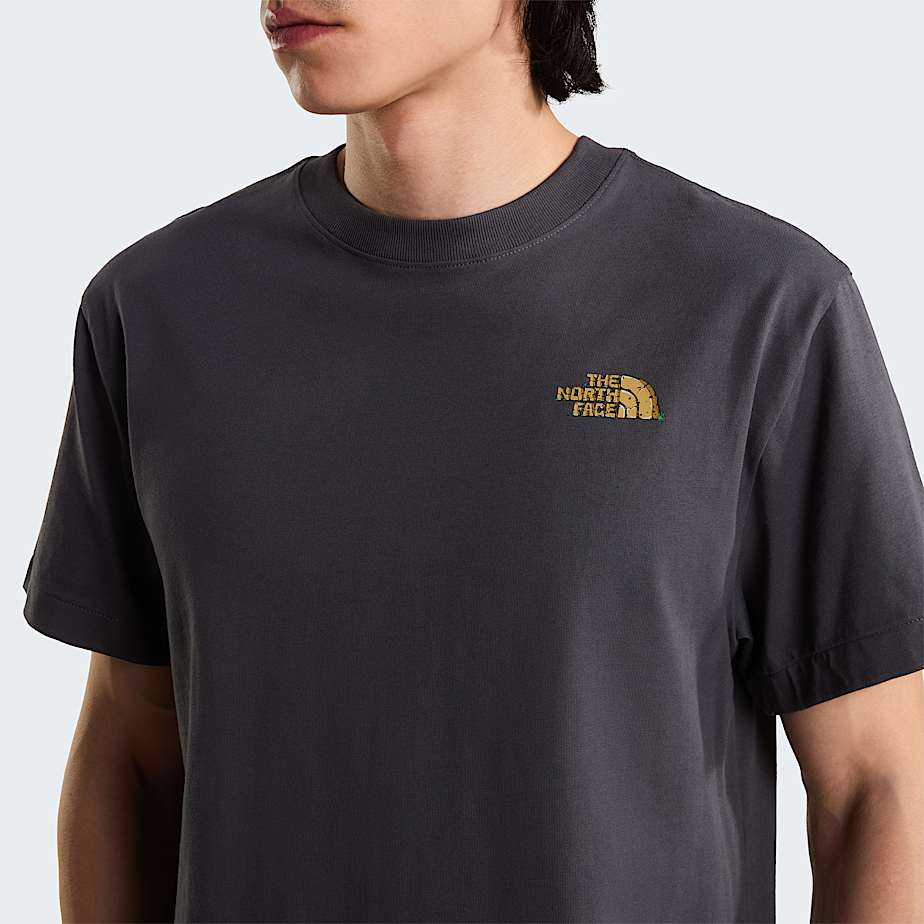 Stone Logo Relaxed T-shirt Anthracite Grey