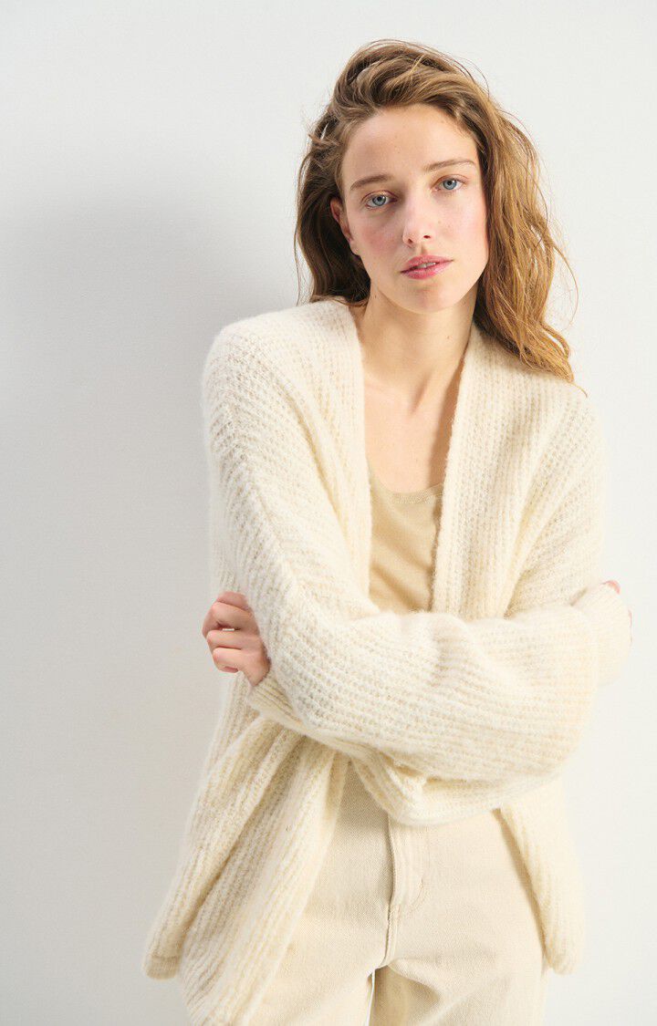 Cardigan East Femme Nacre