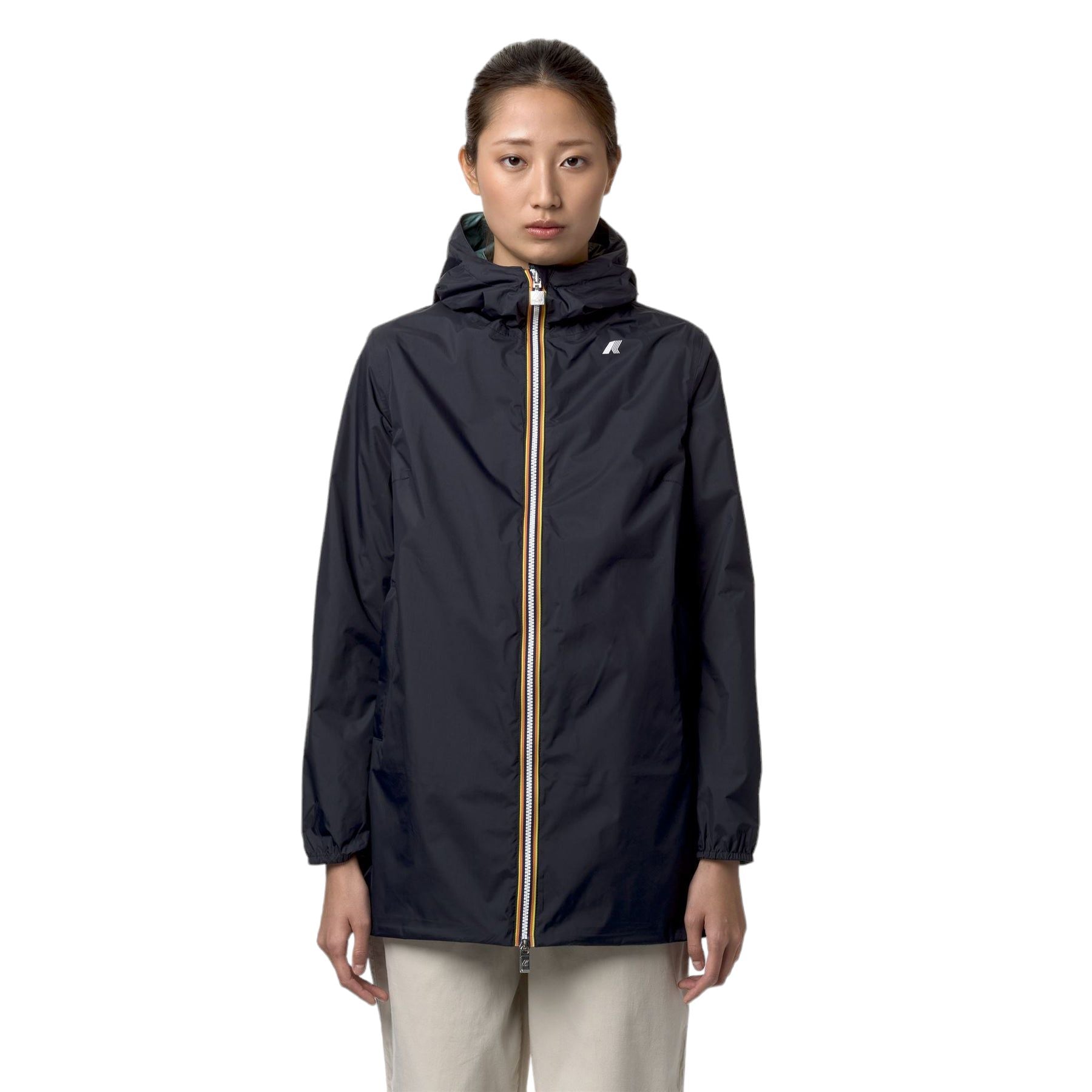 Kway | Giacca Sophie Eco Plus Reversible Donna Blue Depth/Green - Fabbrica Ski Sises