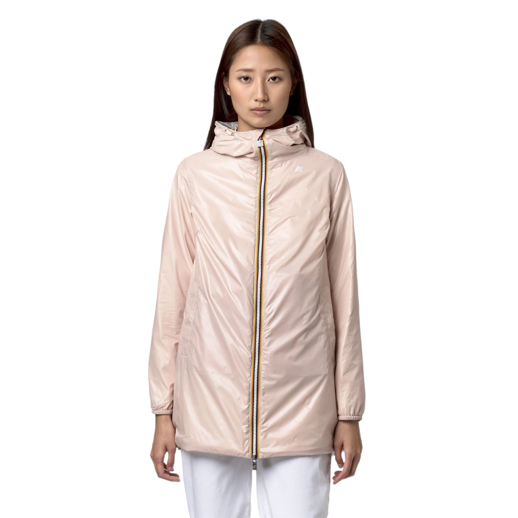 Kway | Giacca Sophie Eco Plus Reversible Donna Beige Light/Pink - Fabbrica Ski Sises