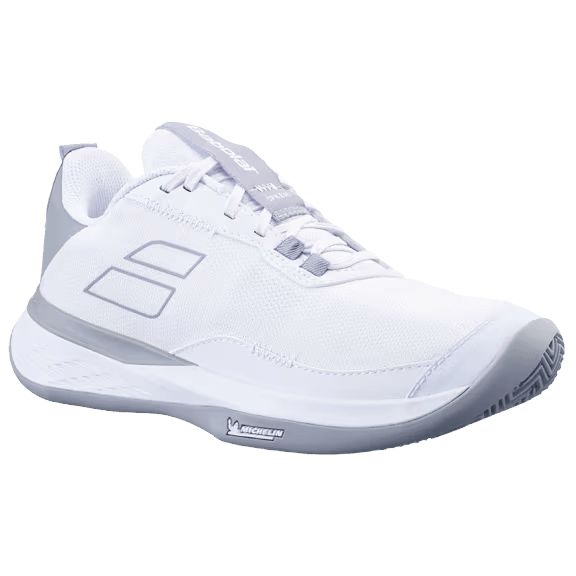 Babolat | Scarpe da Tennis SFX Evo Donna White/Lunar Grey - Fabbrica Ski Sises