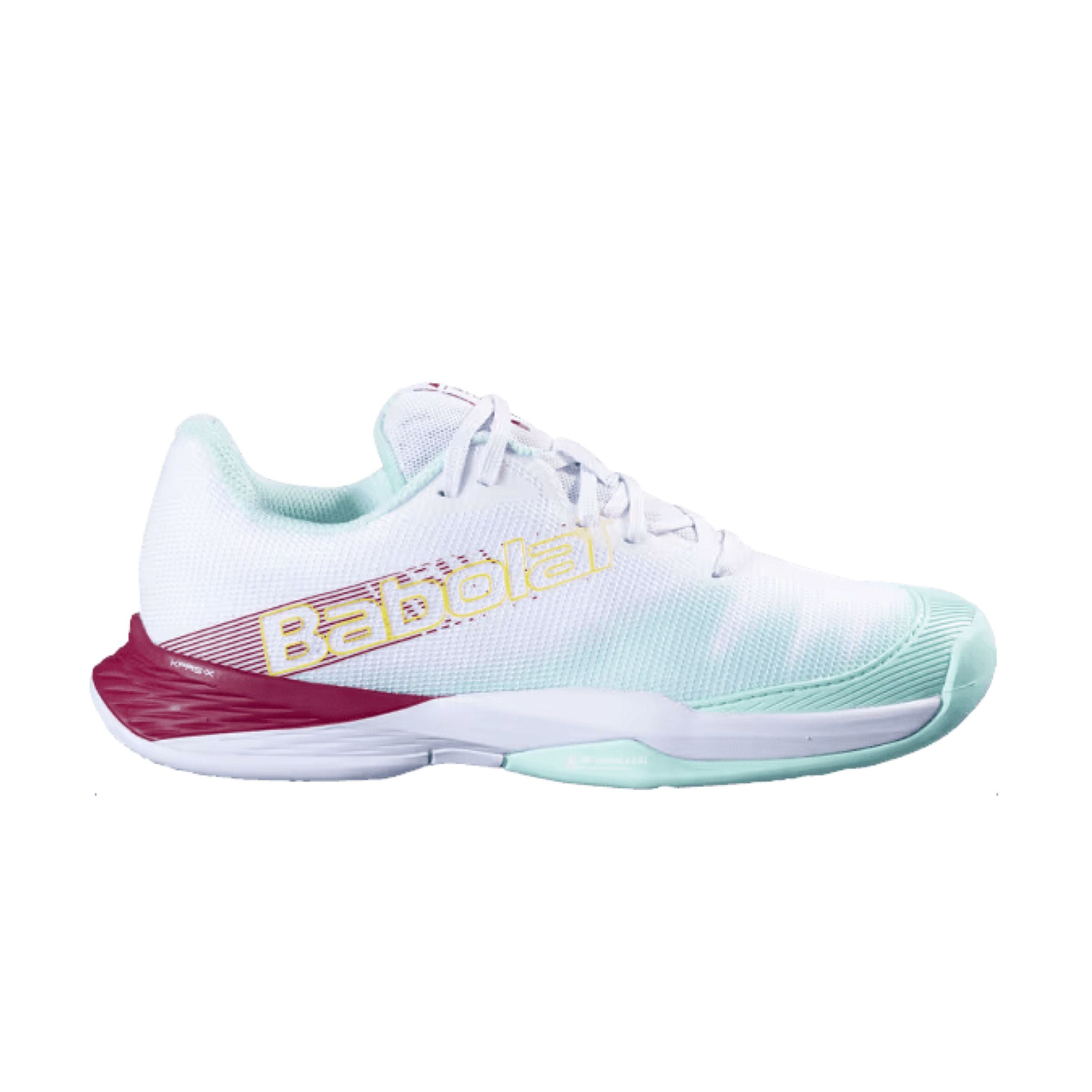 Babolat | Scarpe Jet Premura 2 Junior White/Red Dahlia - Fabbrica Ski Sises