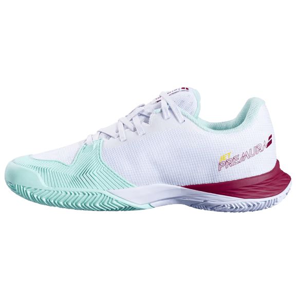 Babolat | Scarpe Jet Premura 2 Junior White/Red Dahlia - Fabbrica Ski Sises